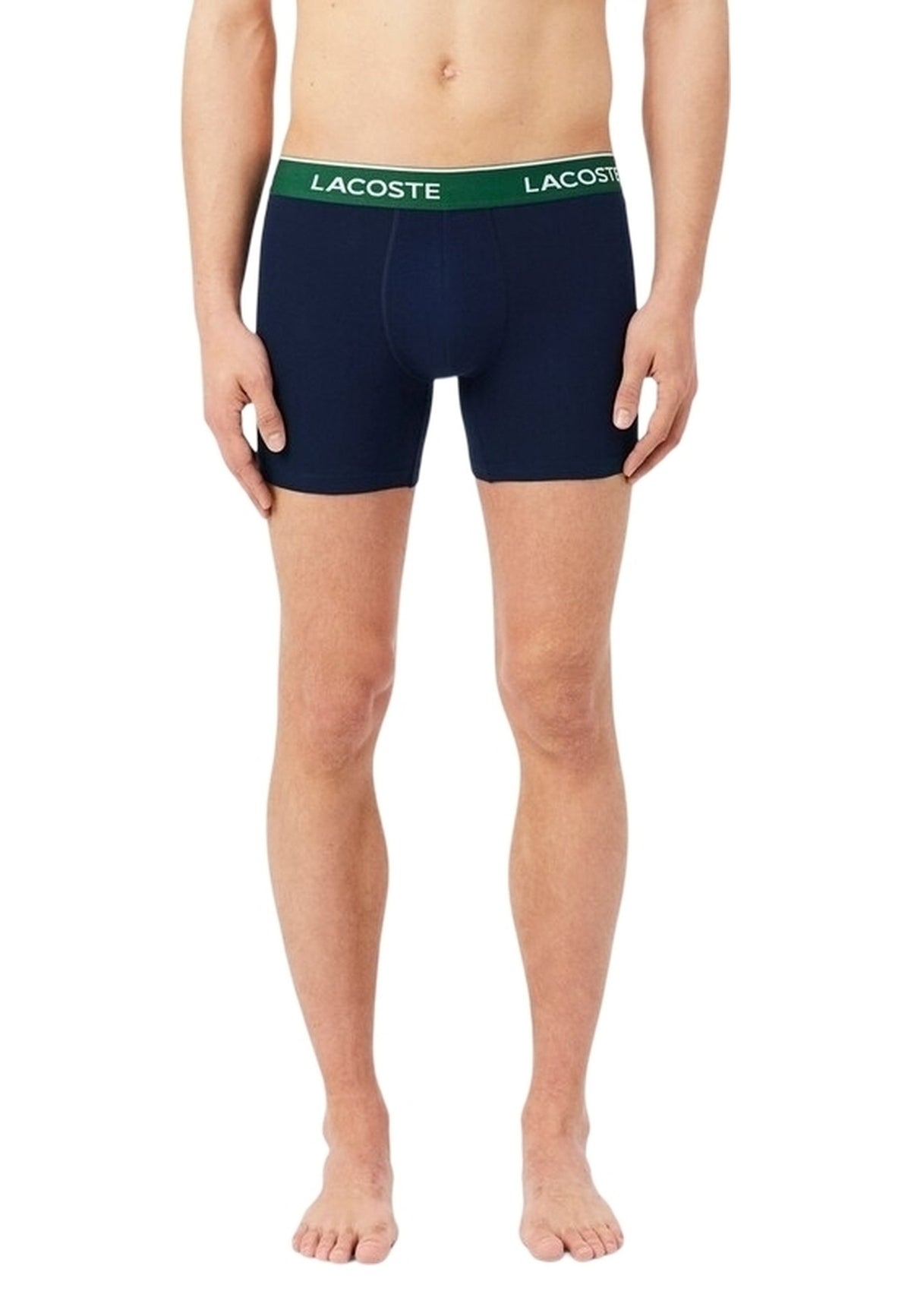 TRIPACK BOXERS LACOSTE MARINOS CLASSIC LOGO WAISTBAND TRUNKS