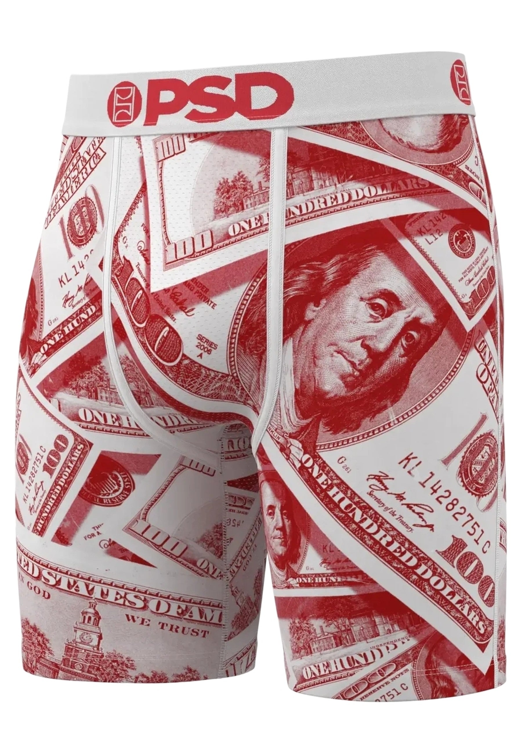 TRIPACK BOXERS PSD RED LUXURY STANDARD LENGHT 3PK