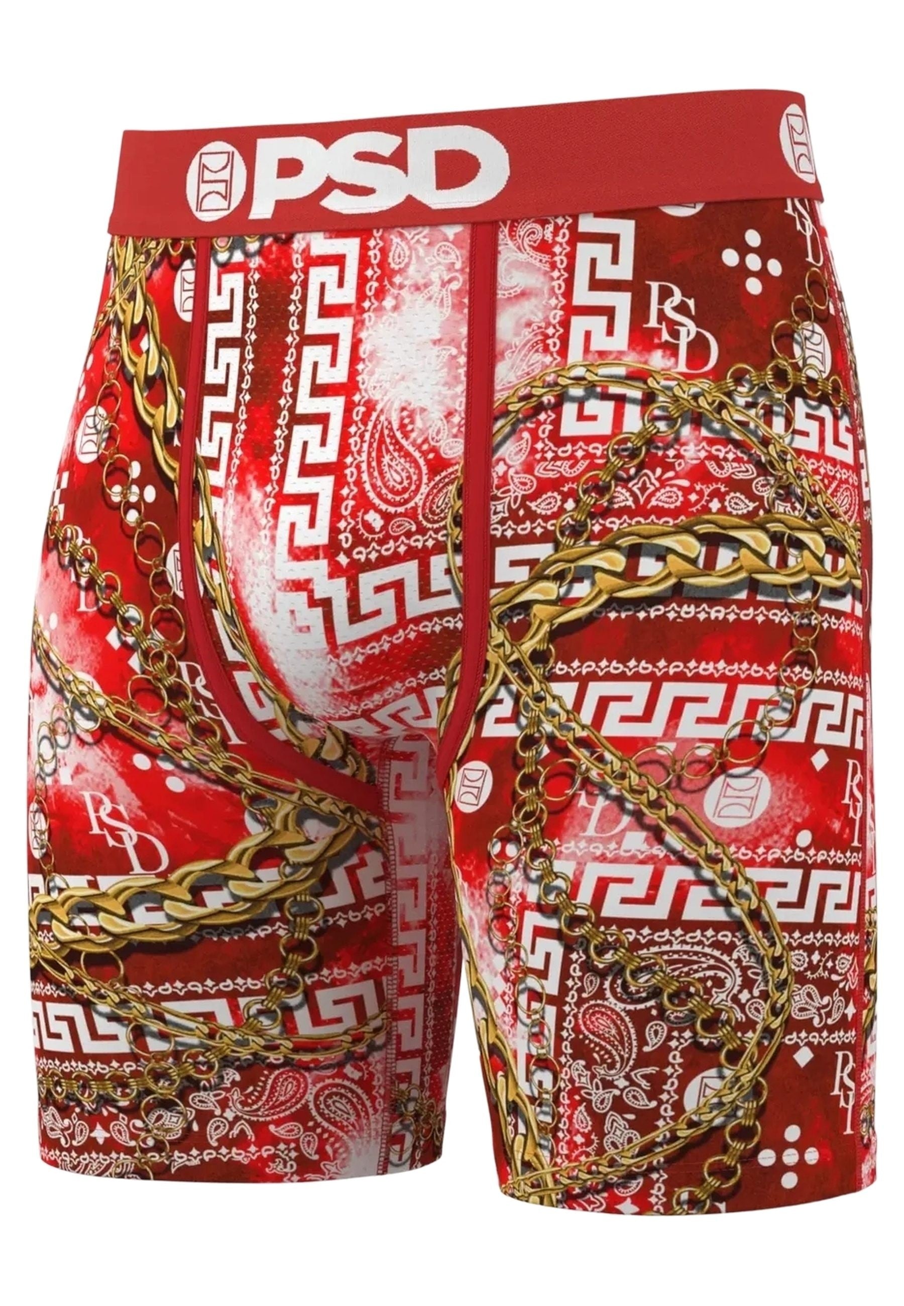 TRIPACK BOXERS PSD RED LUXURY STANDARD LENGHT 3PK