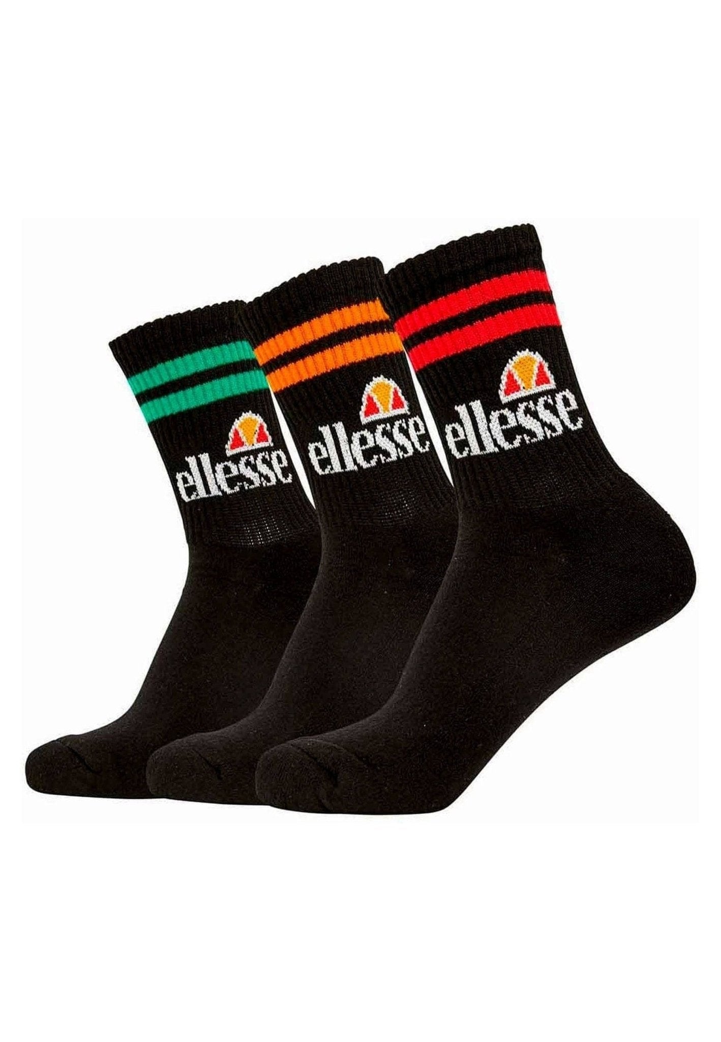 TRIPACK CALCETINES ELLESSE NEGROS PULLO SOCKS - AREA ZERO