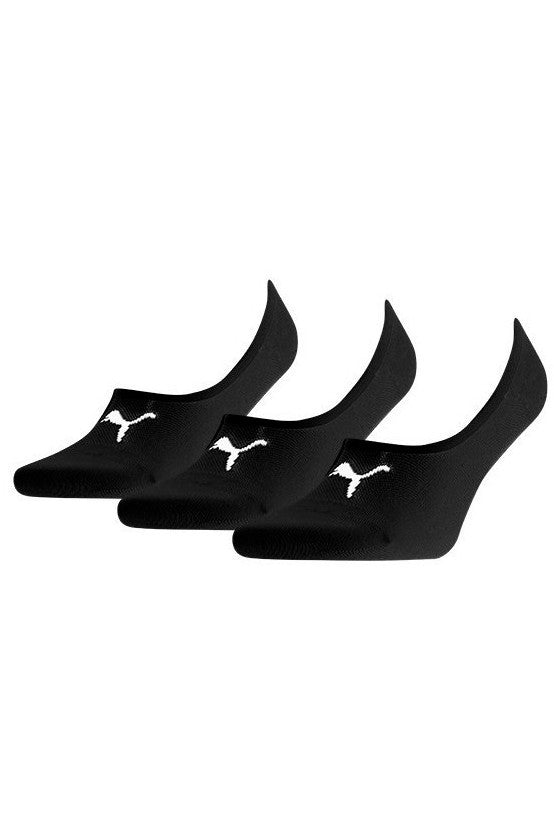 TRIPACK CALCETINES NEGROS PUMA PINKIES LOGO - AREA ZERO