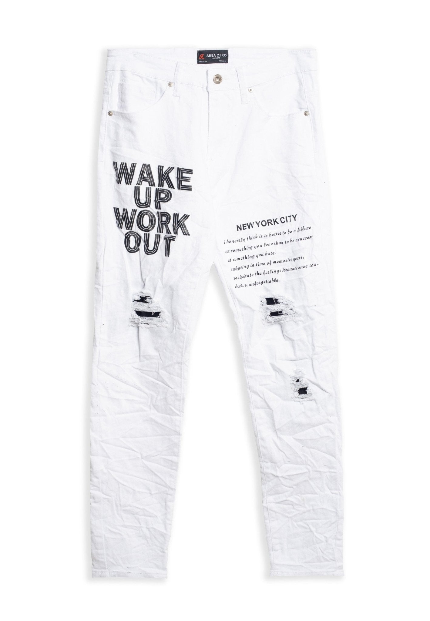 VAQUERO BLANCO WAKE UP PANT - AREA ZERO