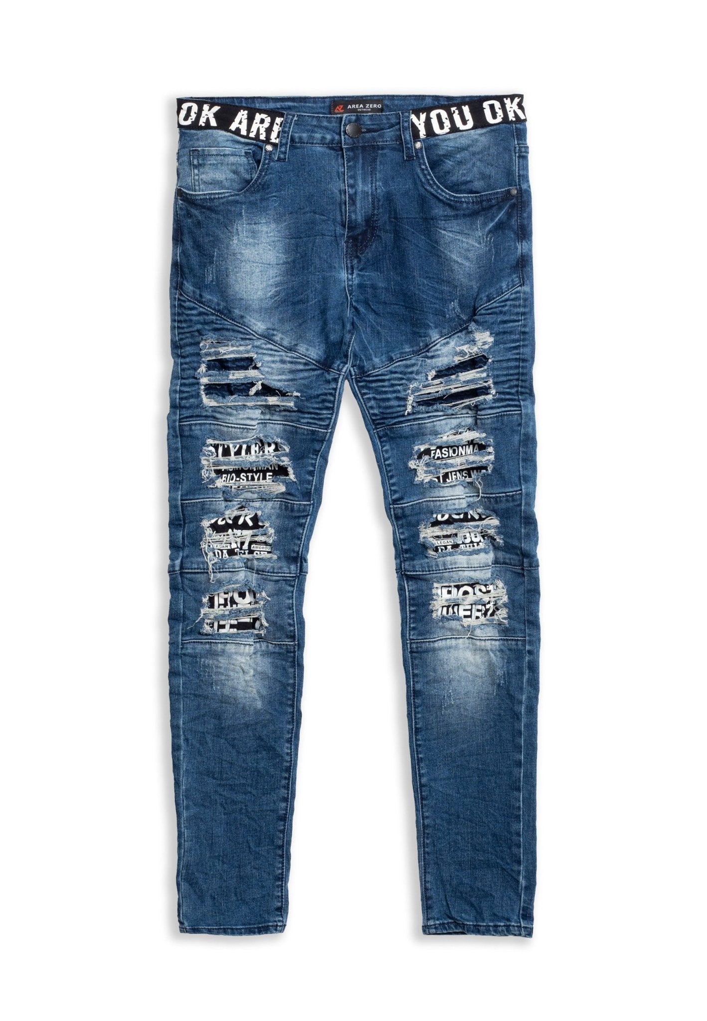 VAQUERO MOJADO GASTADO ARE YOU WAISTBAND 1967 PANT - AREA ZERO