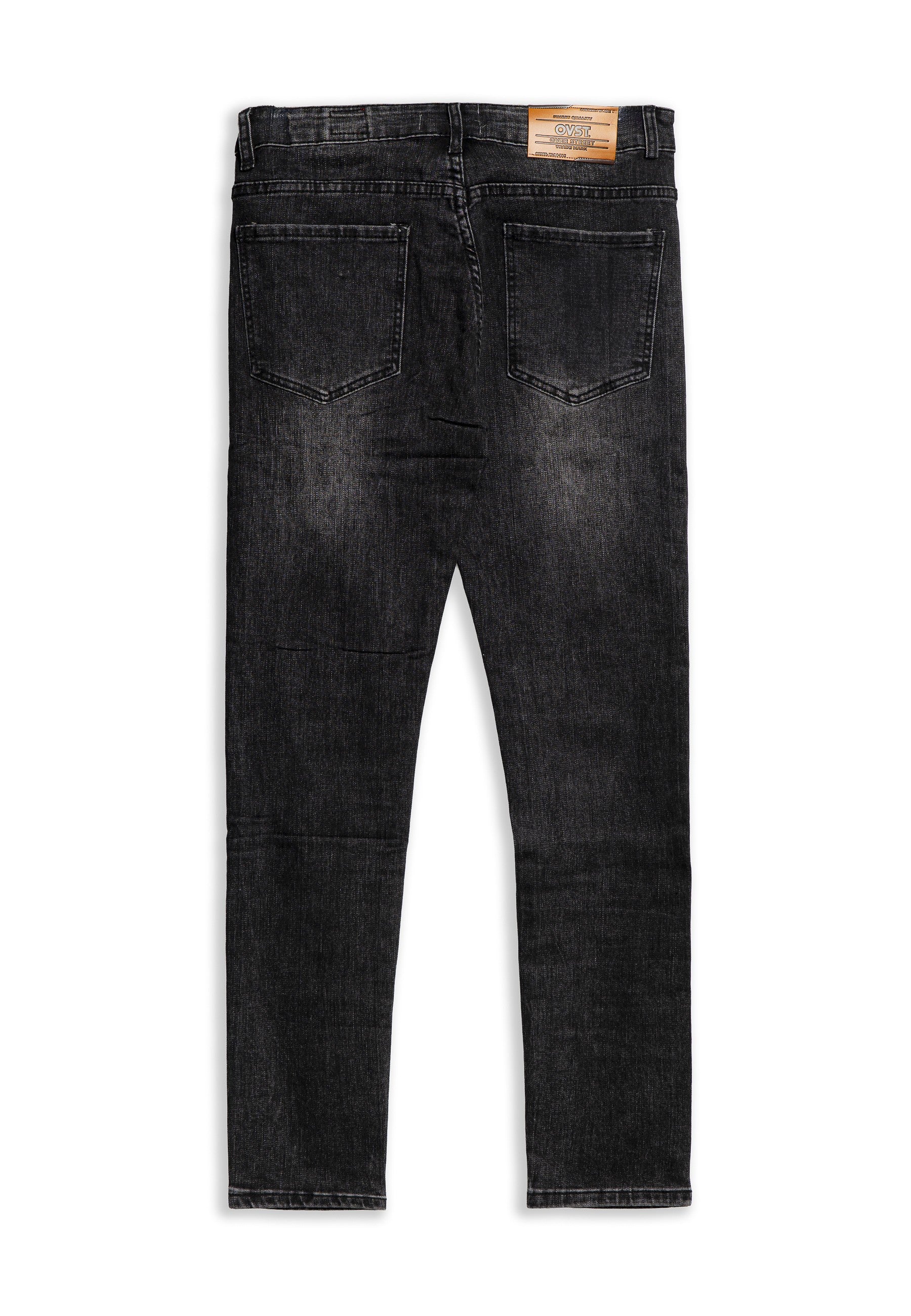 VAQUERO NEGRO GASTADO DANCING KID PATCHED PANT