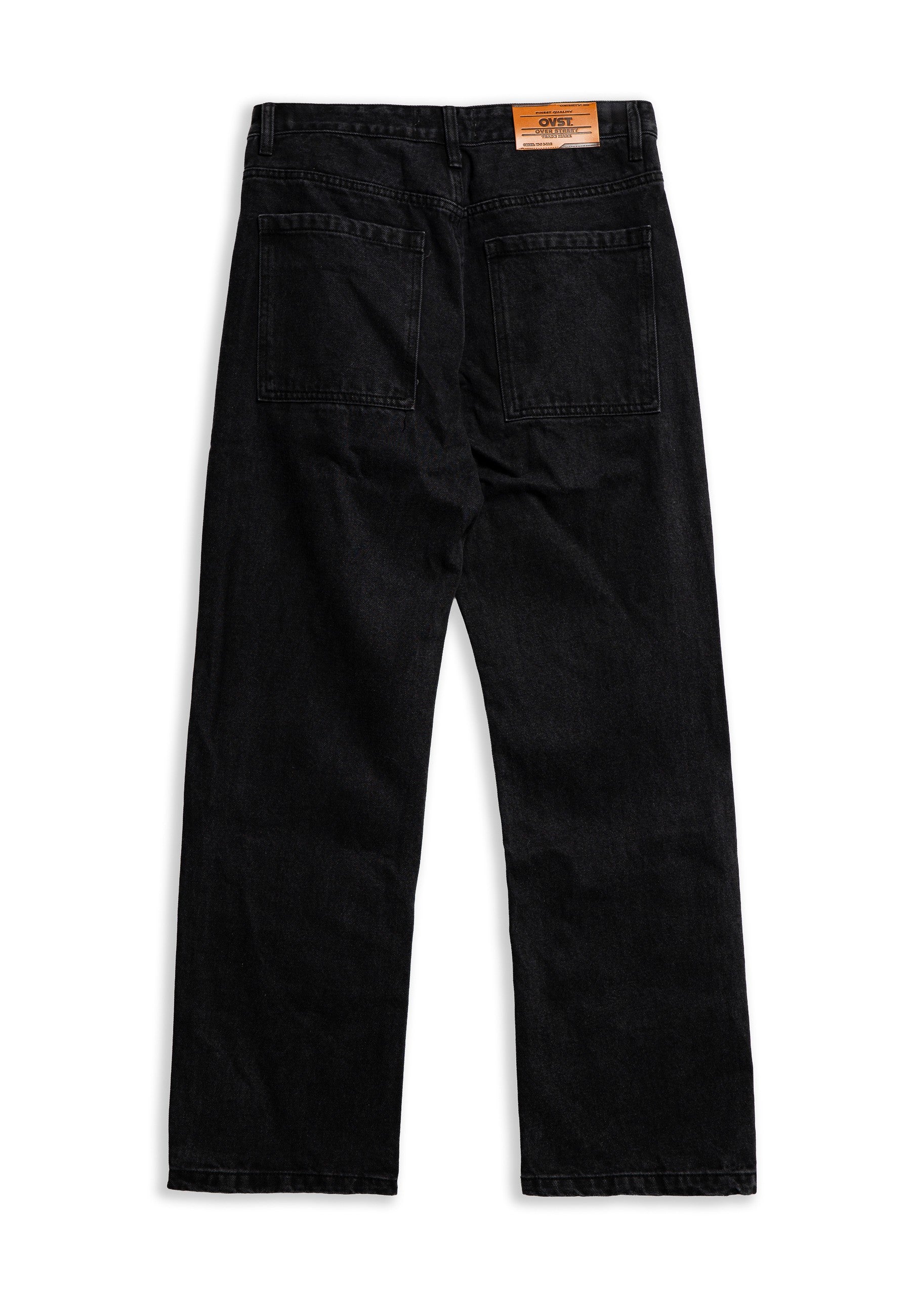 VAQUERO NEGRO GASTADO WIDE LEG PANT