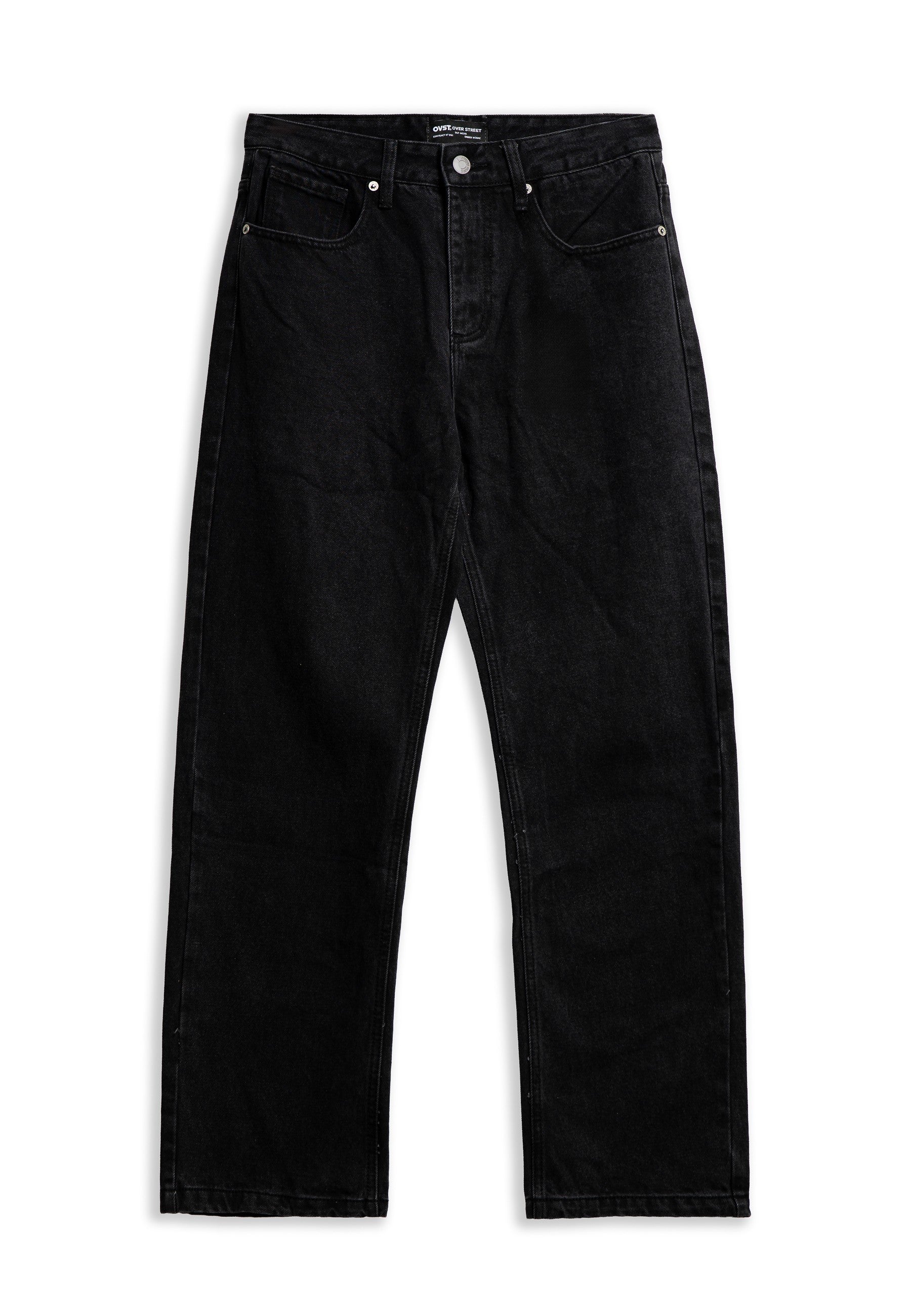 VAQUERO NEGRO GASTADO WIDE LEG PANT