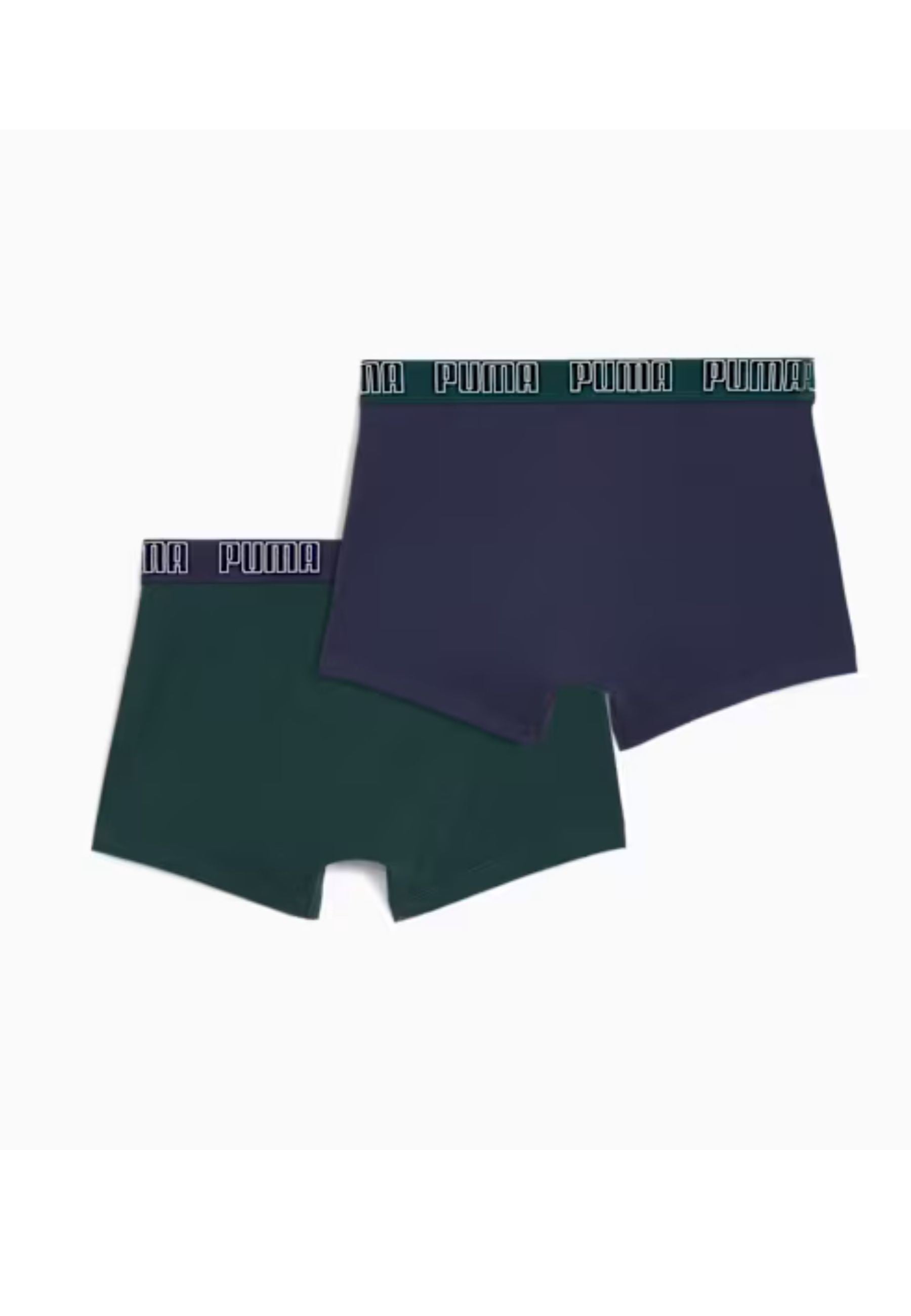 BIPACK BOXERS PUMA MARINO/VERDE MID TRUNK