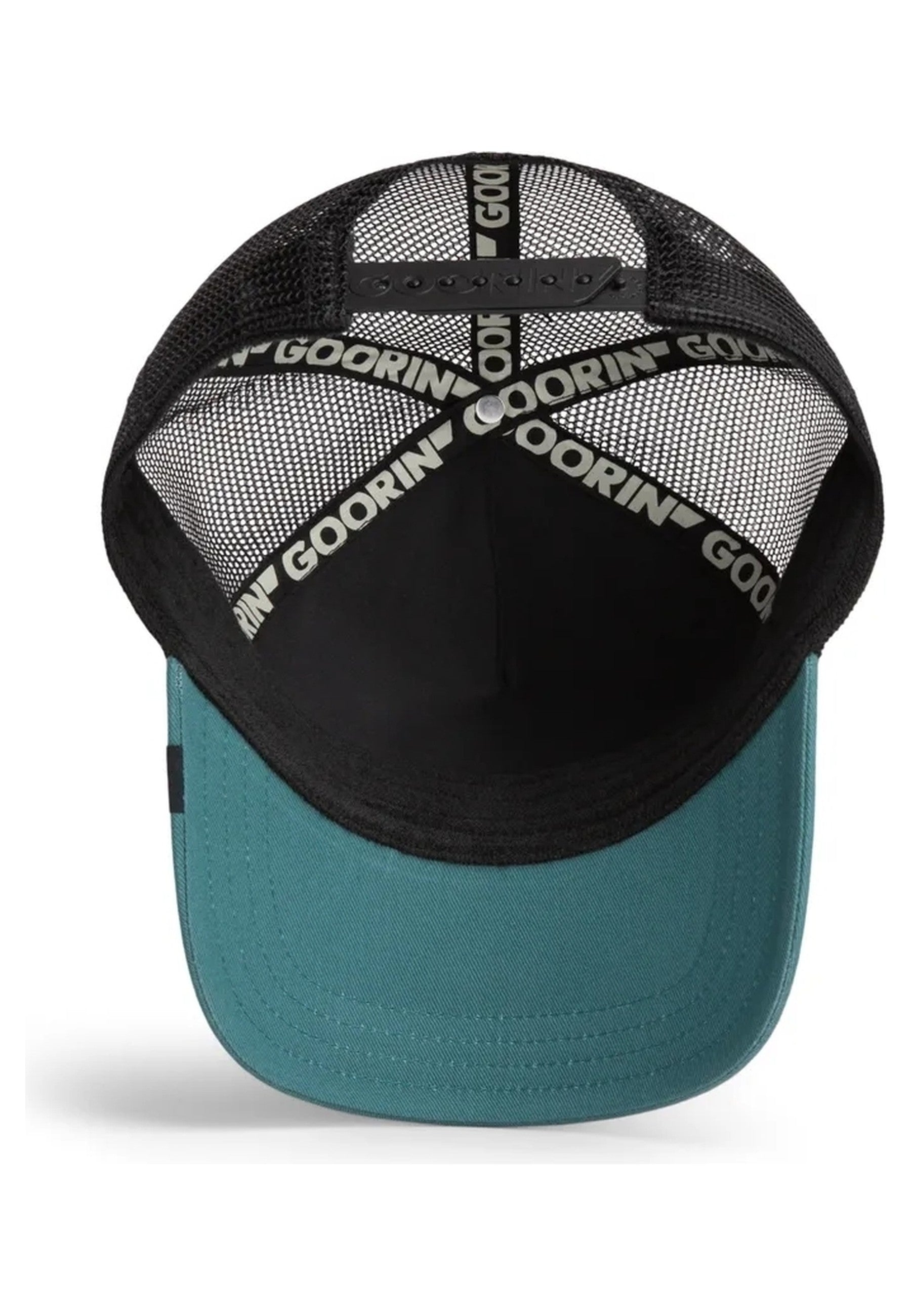 GORRA GOORIN NEGRA/VERDE SEA FRENCHIE VOI20 TRUCKER CAP