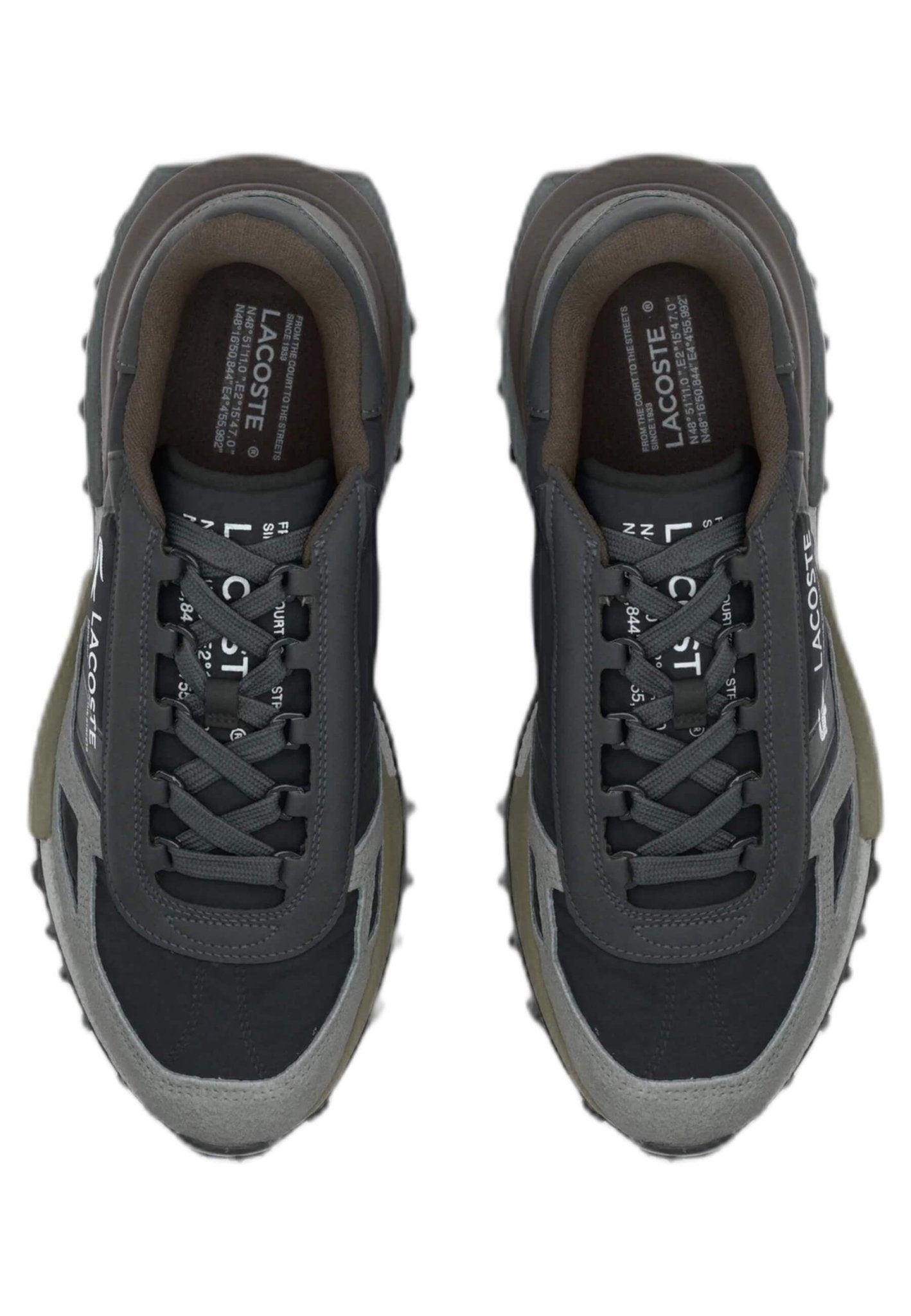 ZAPATILLAS LACOSTE ANTRACITA ELITE ACTIVE SNEAKERS - AREA ZERO