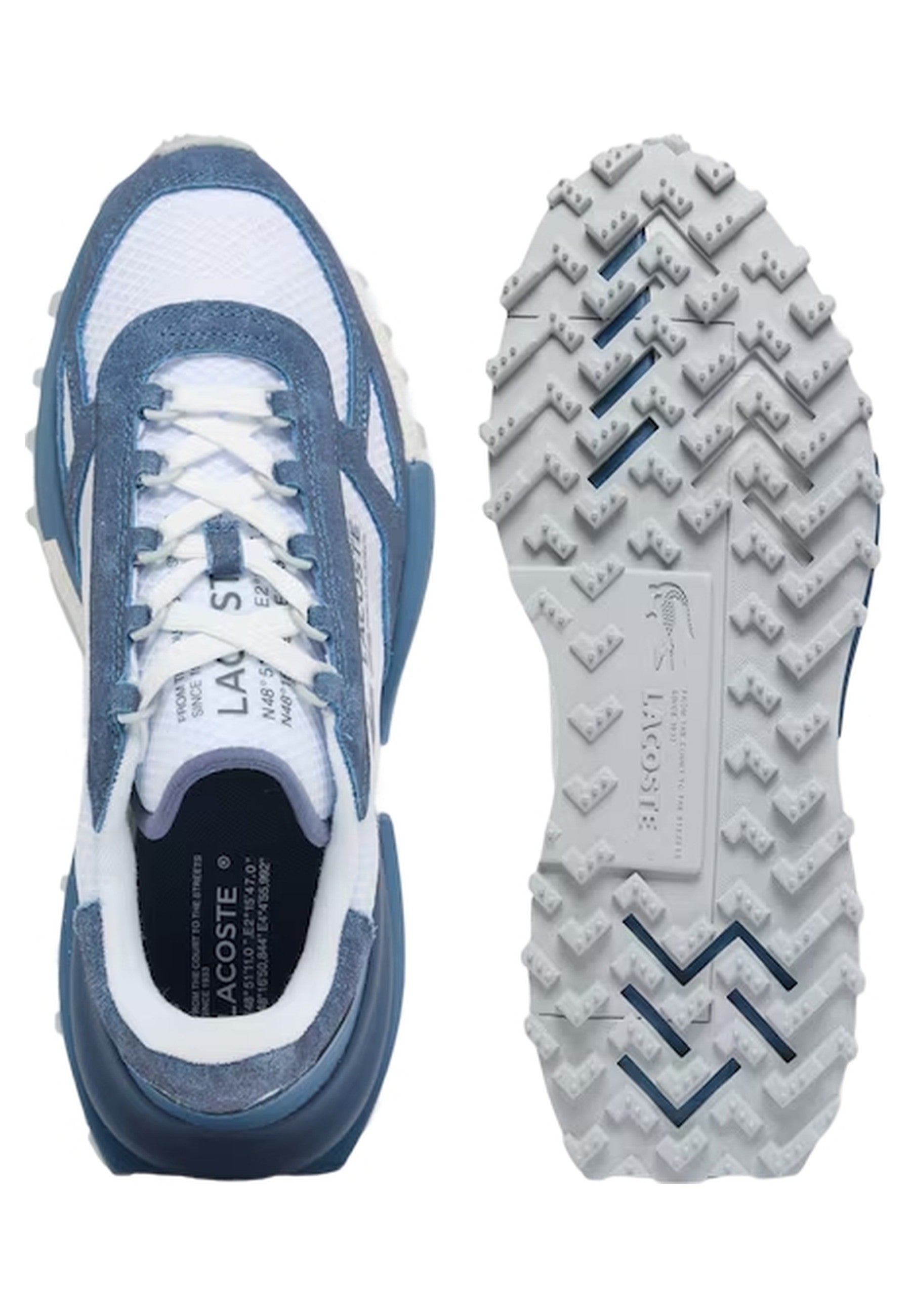 ZAPATILLAS LACOSTE AZULES ELITE ACTIVE X96 SNEAKERS