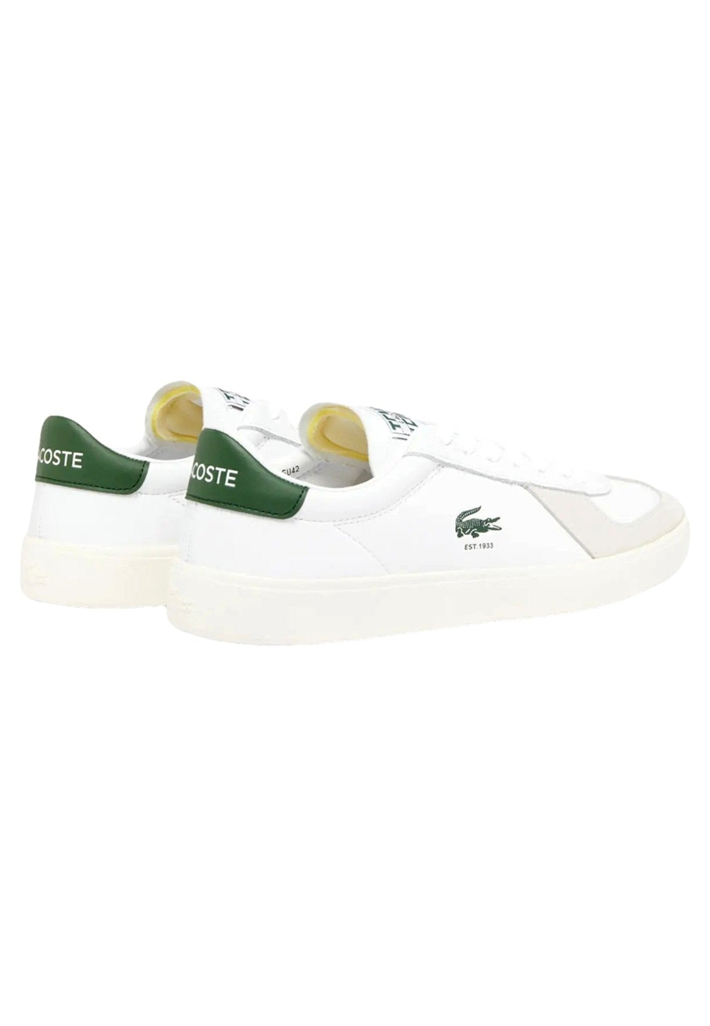 ZAPATILLAS LACOSTE BLANCAS BASESHOT PRO LEATHER SNEAKERS - AREA ZERO