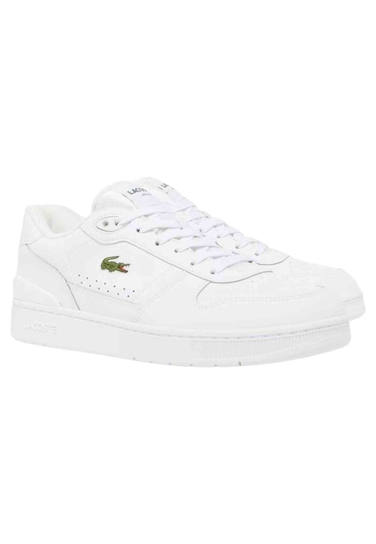 ZAPATILLAS LACOSTE BLANCAS T CLIP SET LEATHER SNEAKERS