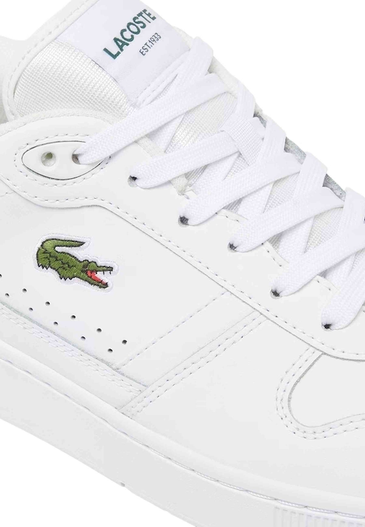 ZAPATILLAS LACOSTE BLANCAS T CLIP SET LEATHER SNEAKERS