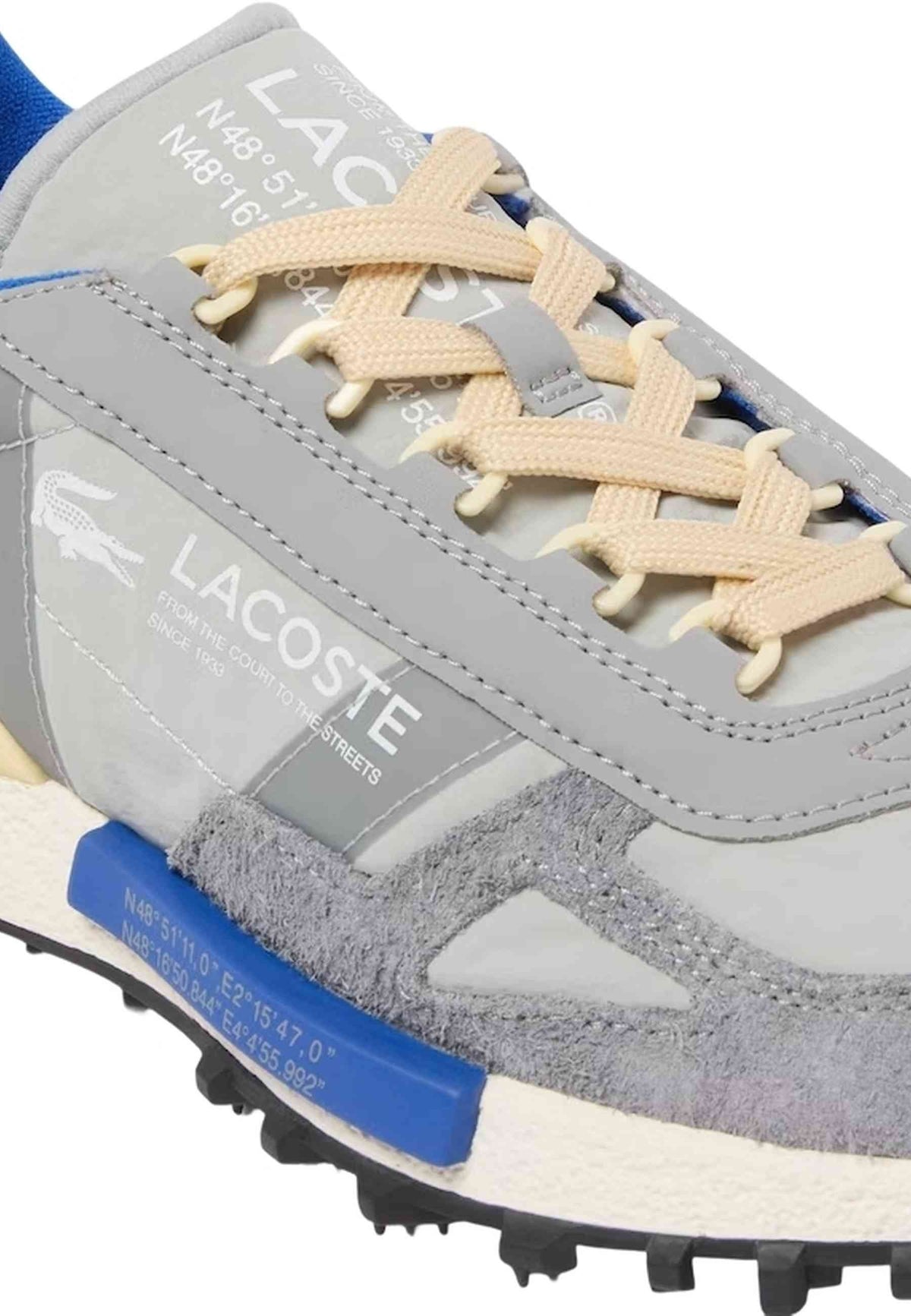 ZAPATILLAS LACOSTE GRISES ELITE ACTIVE SNEAKERS