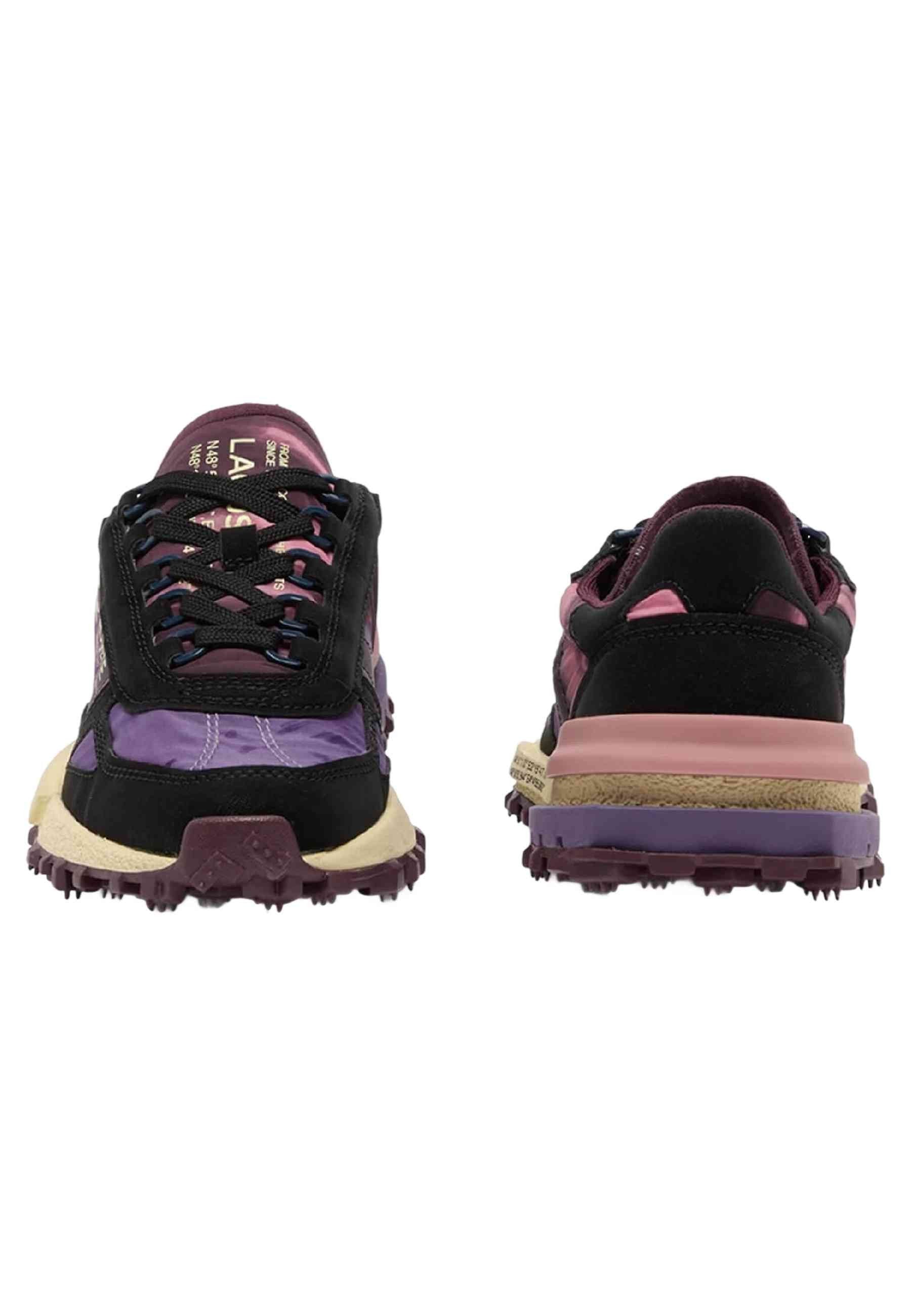ZAPATILLAS LACOSTE MORADAS ELITE ACTIVE 222 BLACK PURPLE SNEAKERS