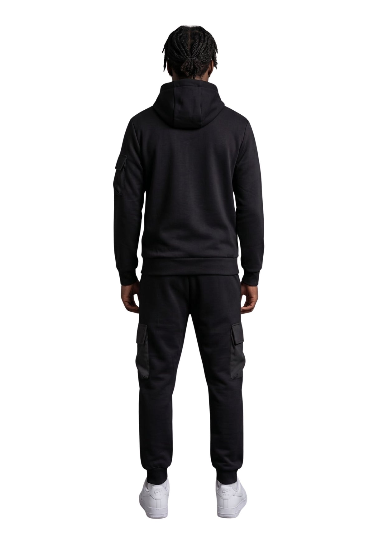 chándal Over Street Poly Tech negro - vista 2
