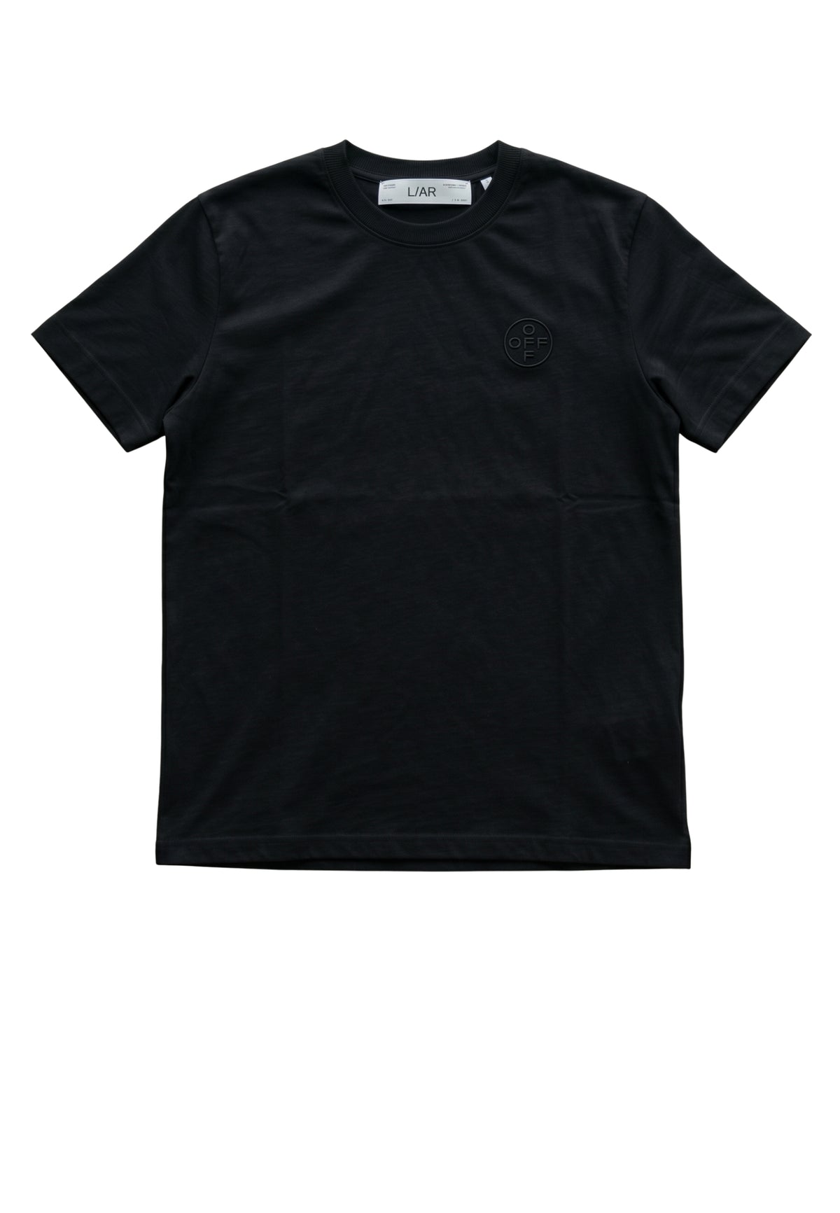 CAMISETA L/AB c/o Off-White NEGRA CHEST LOGO CLASSIC CREW UNDERSHIRT