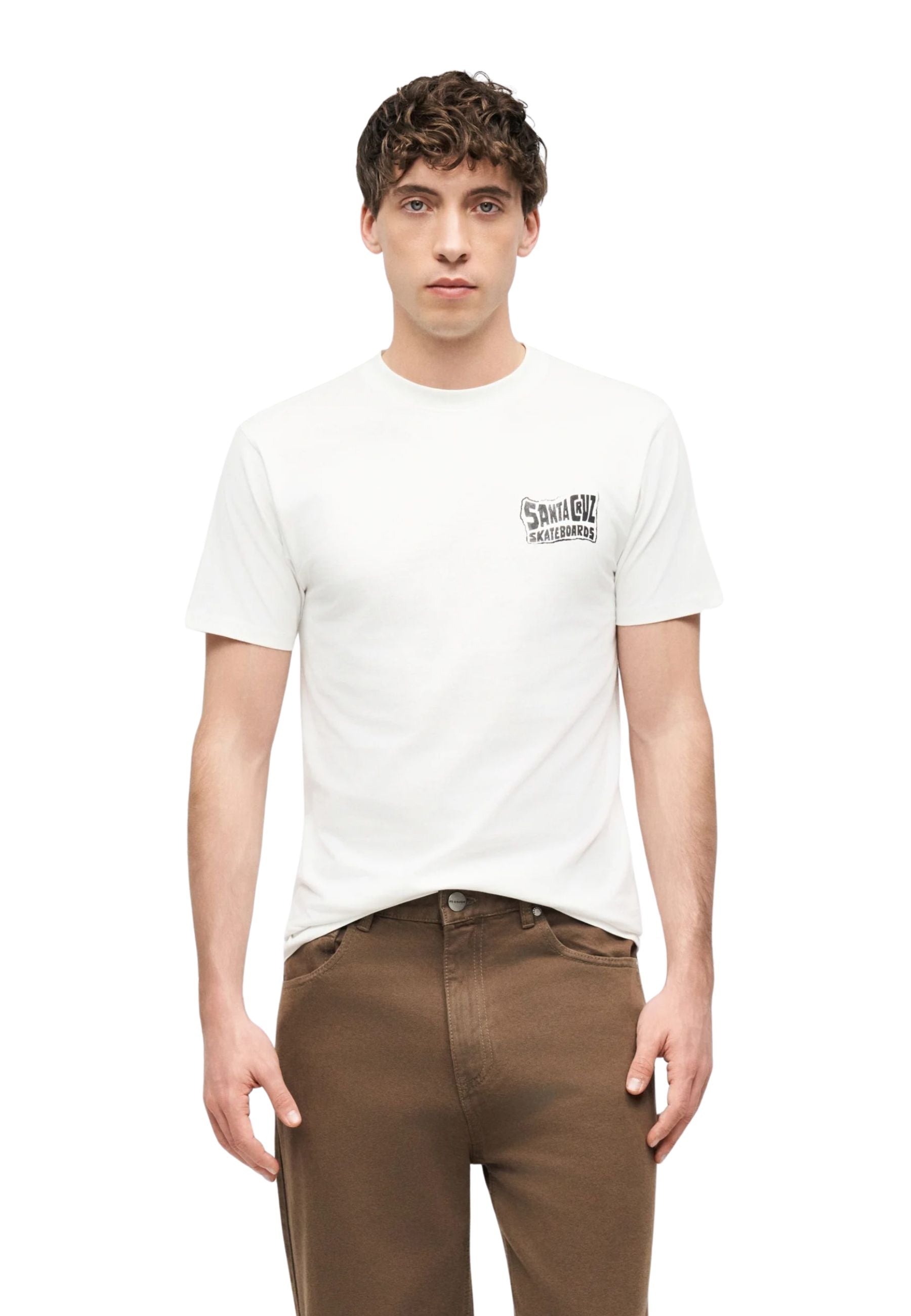 CAMISETA SANTA CRUZ BLANCA COLLAGE HAND TEE