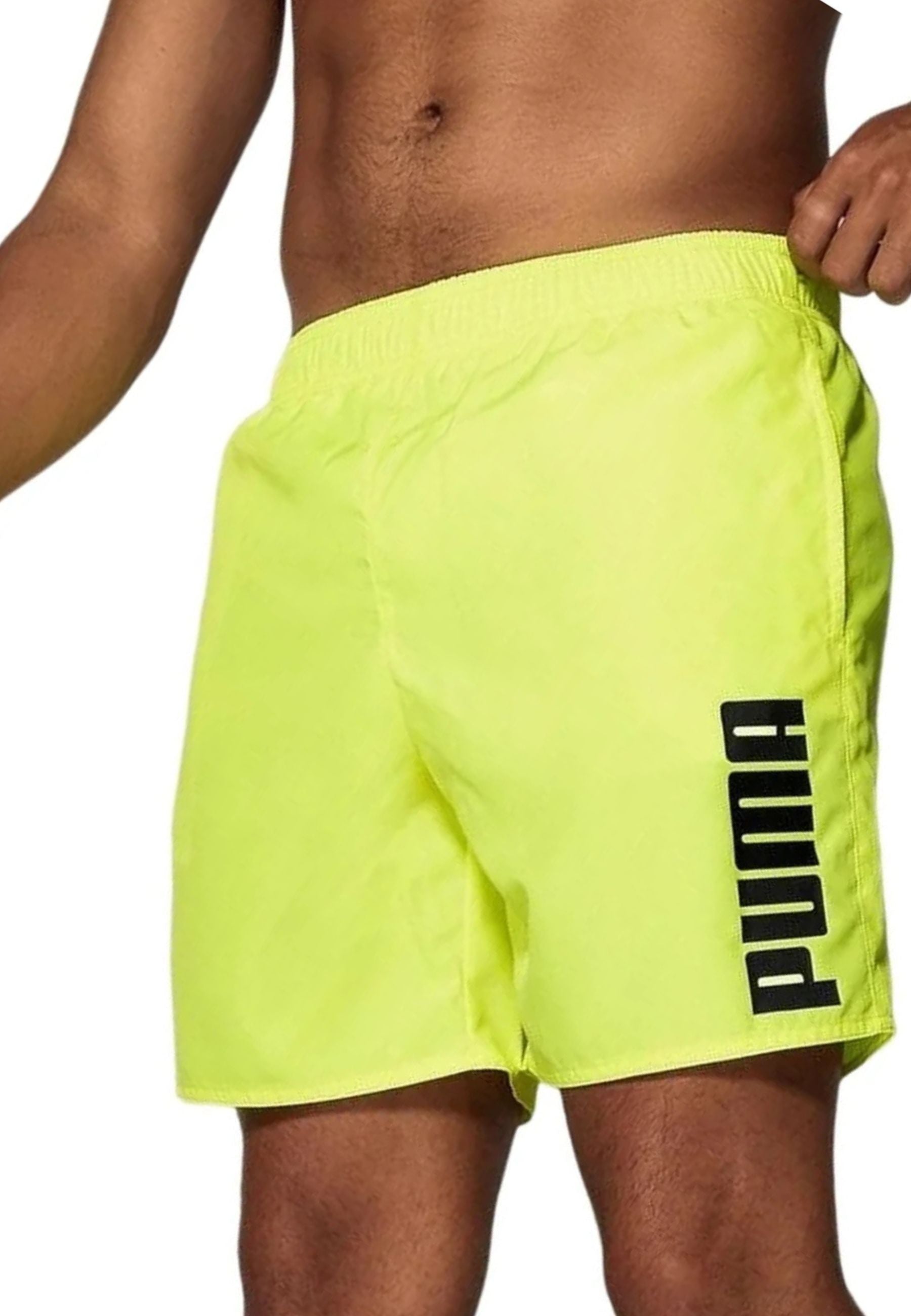 BAÑADOR PUMA AMARILLO FAST YELLOW SWIM MEN MID SHORT