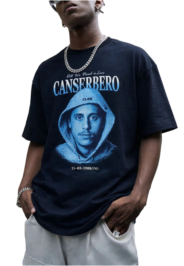 Camiseta CLAN tributo Canserbero negra - AREA ZERO
