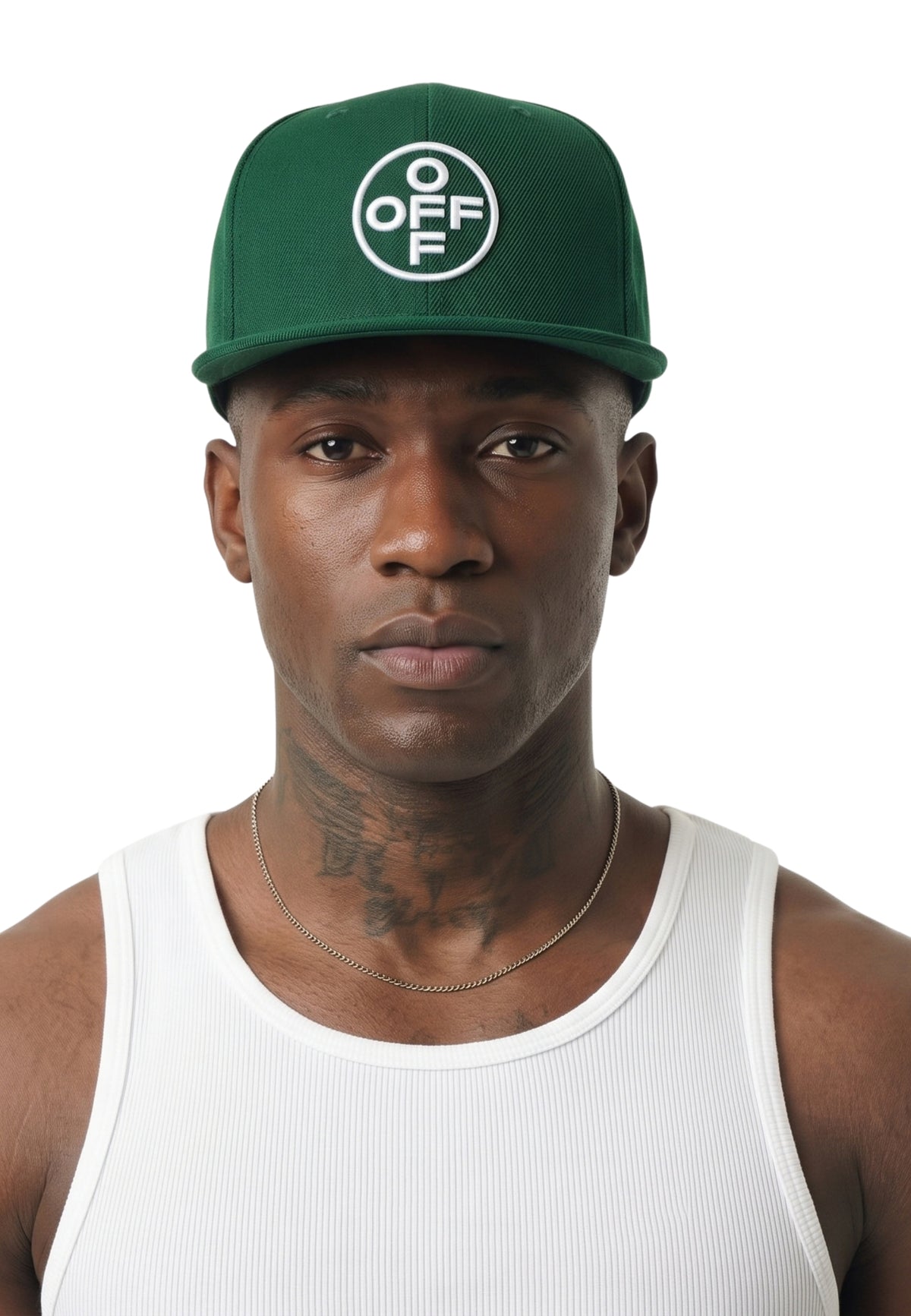 GORRA L/AB c/o Off-White VERDE EMBROIDERED FLAT BRIM TWILL CAP