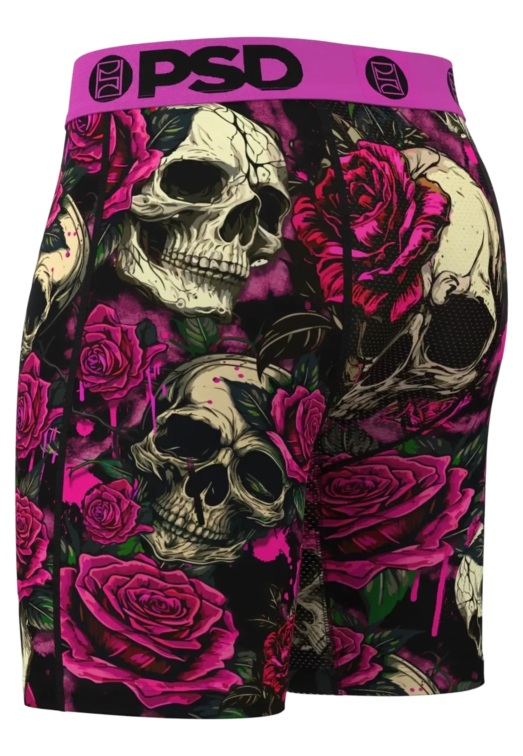 BOXER PSD NEGRO CALAVERAS GRIM ROSES CORE STANDARD BRIEF