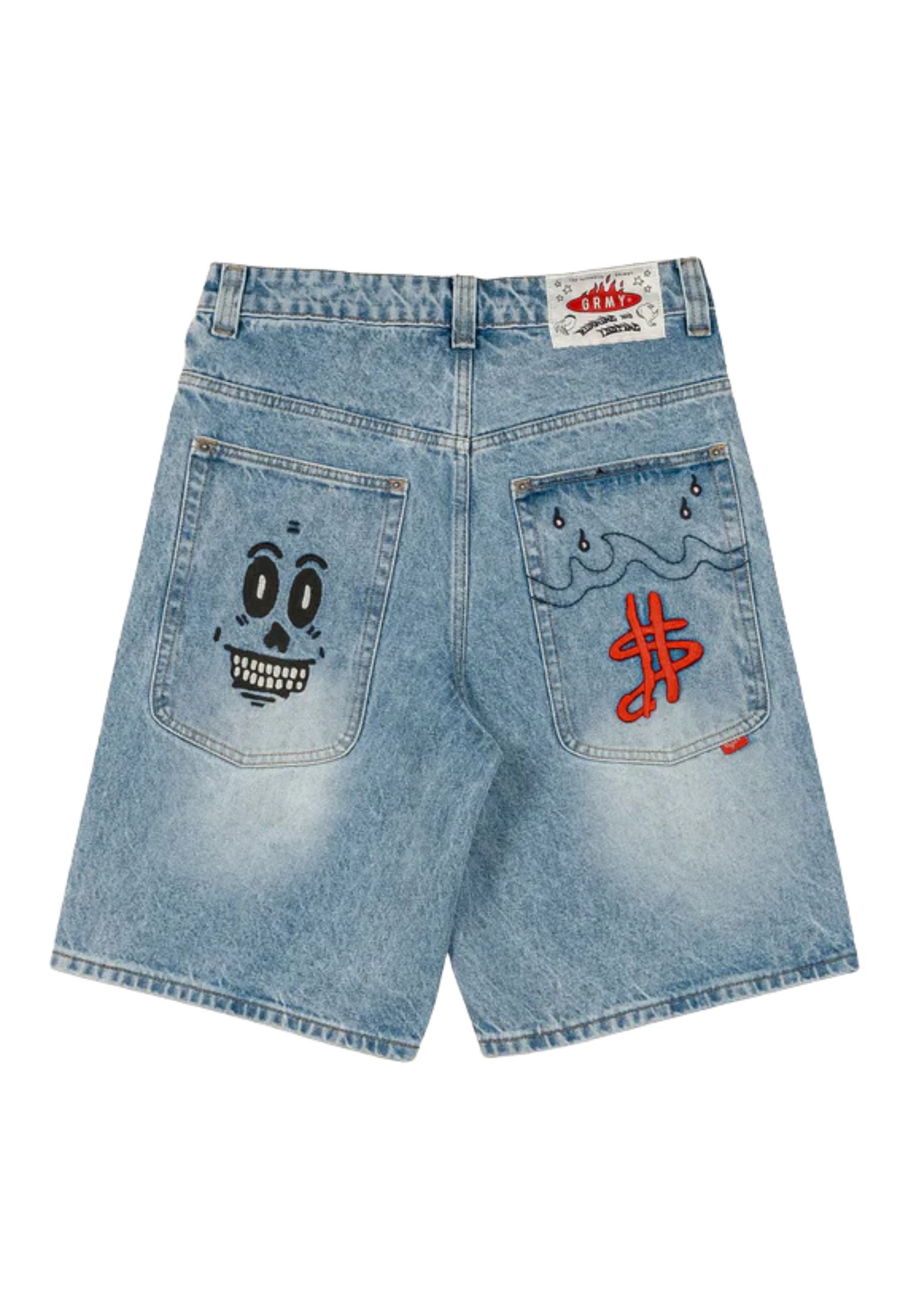 BERMUDA GRIMEY STW LAVADA STADUST BAGGY DENIM SHORTS