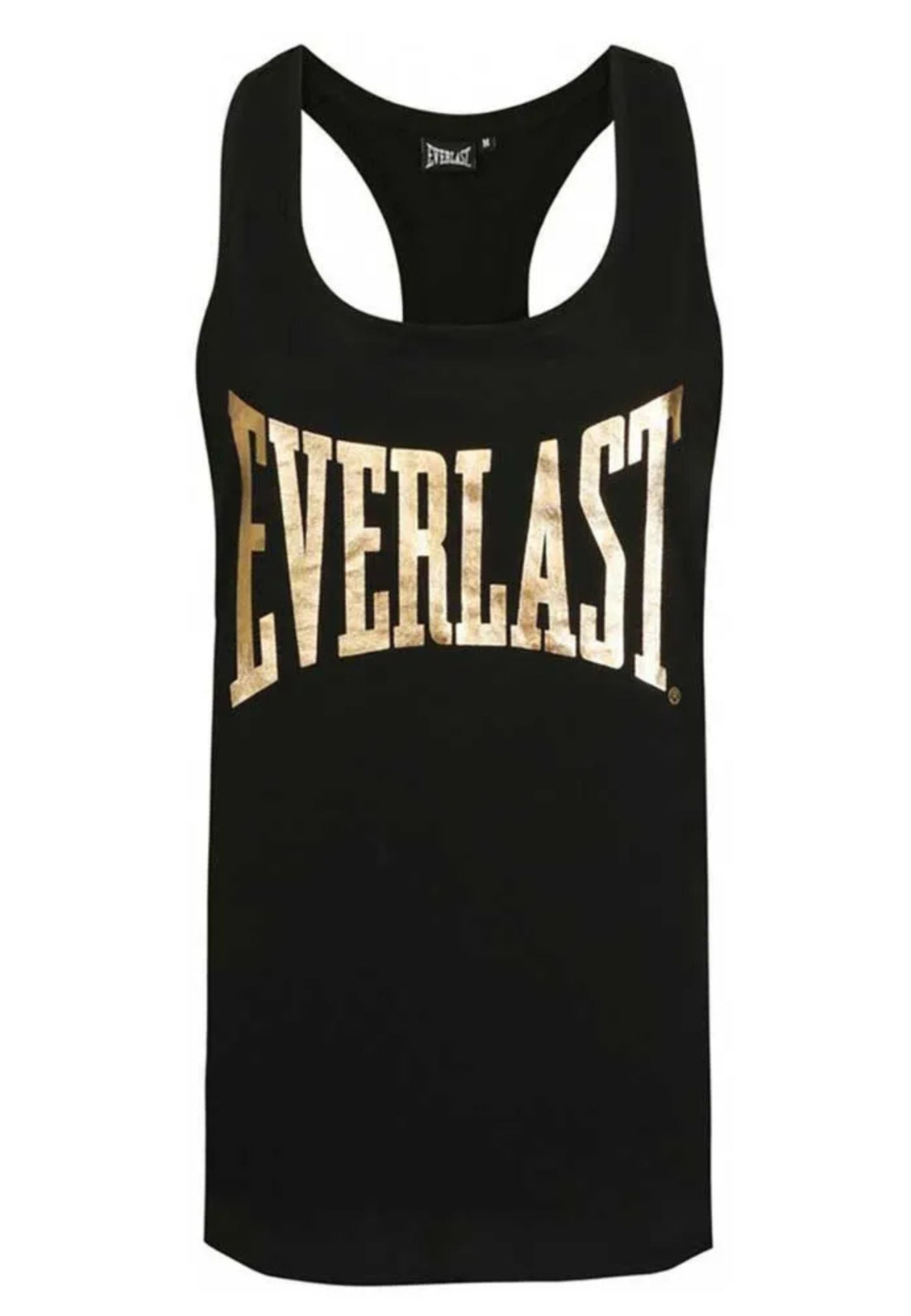 CAMISETA EVERLAST NEGRA/ORO LFS MAN ICONIC LOGO TANK TOP