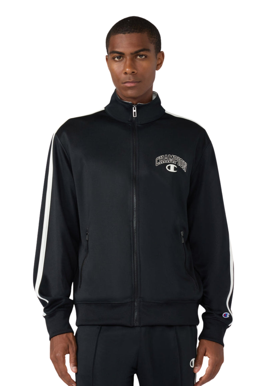 CHAQUETA CHAMPION ROCHESTER NEGRA STREET VARSITY TRACKJACKET