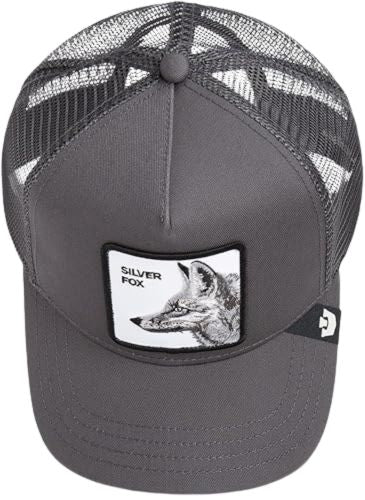 GORRA GOORIN BROS GRIS ZORRO SILVER FOXXX TRUCKER CAP