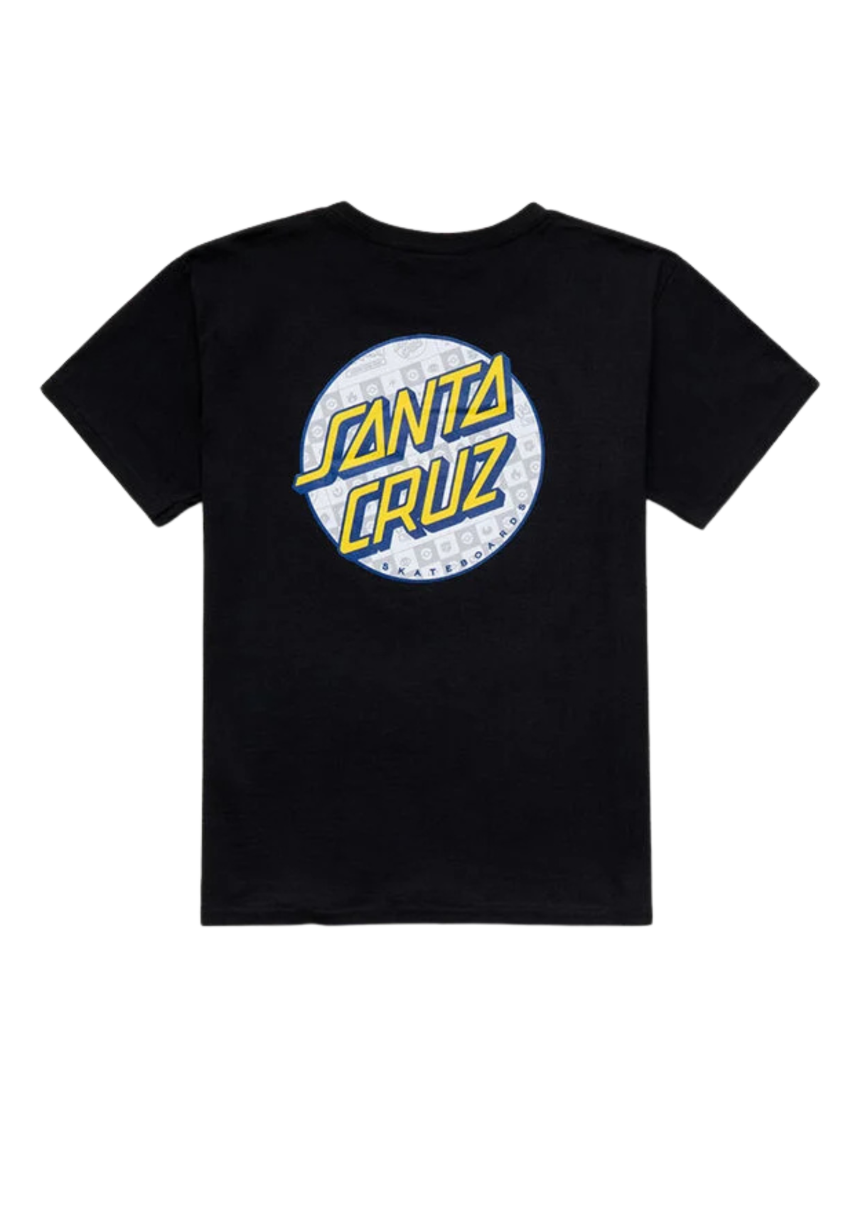 T-SHIRT SANTA CRUZ X POKEMON NOIR ENERGY DOT HEAVYWEIGHT TEE