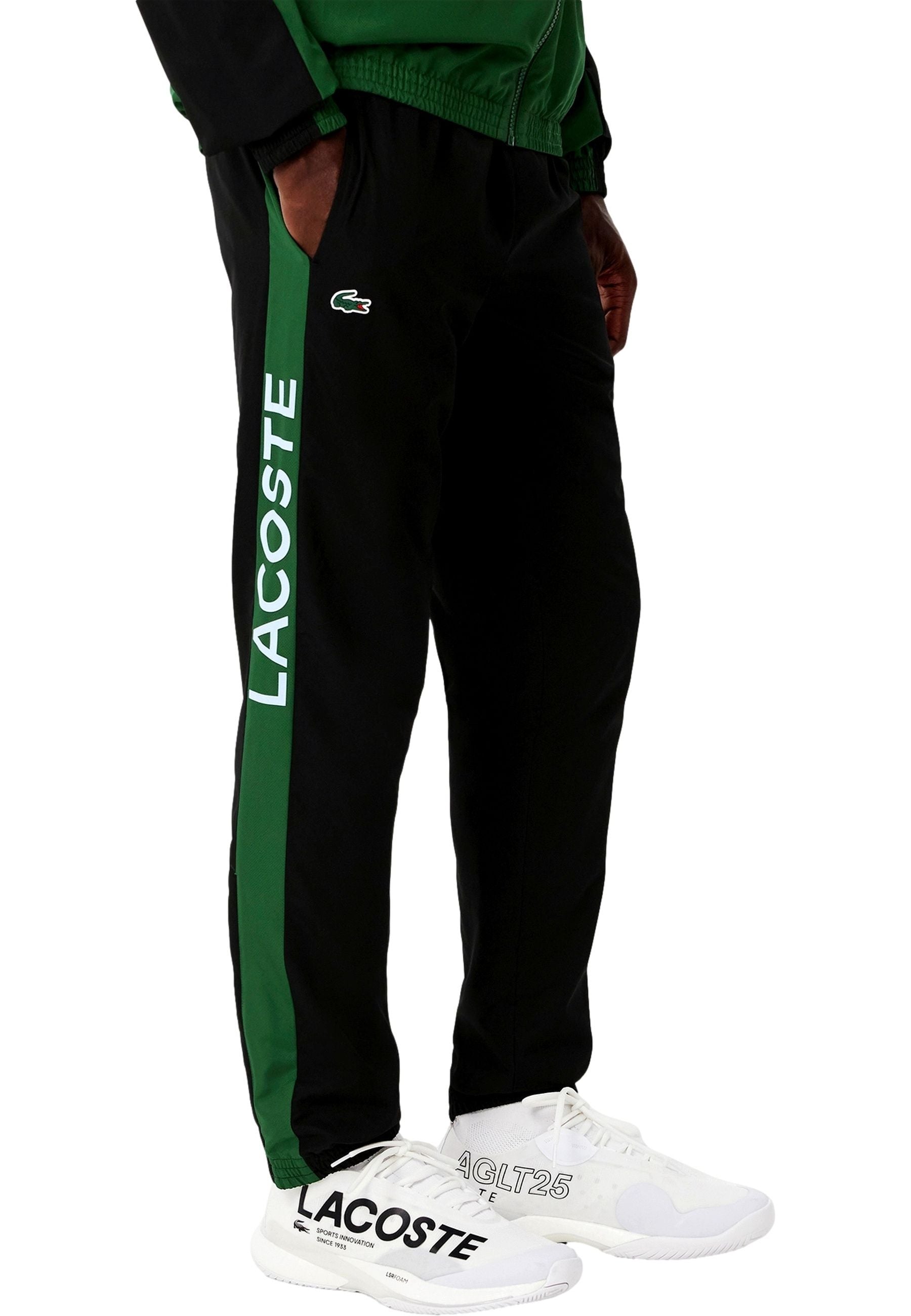 CHANDAL LACOSTE NEGRO PRINTED LOGO TRACKSUIT