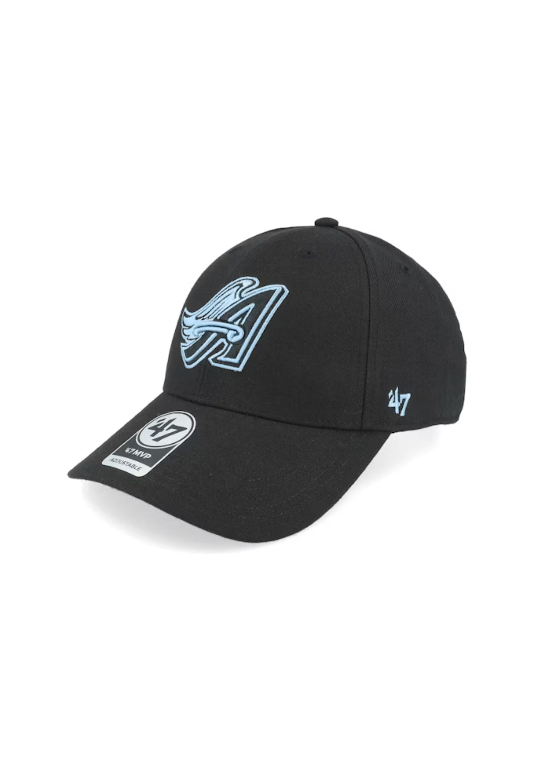 GORRA 47 BRAND NEGRA ANAHEIM ANGELS MVP CAP