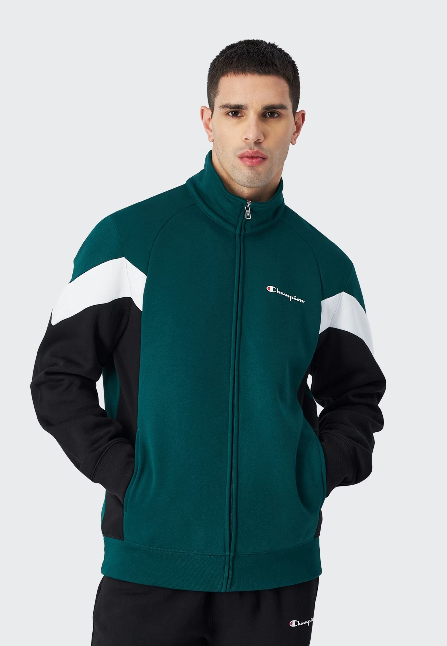 Chandal Champion Negro/Verde T.M