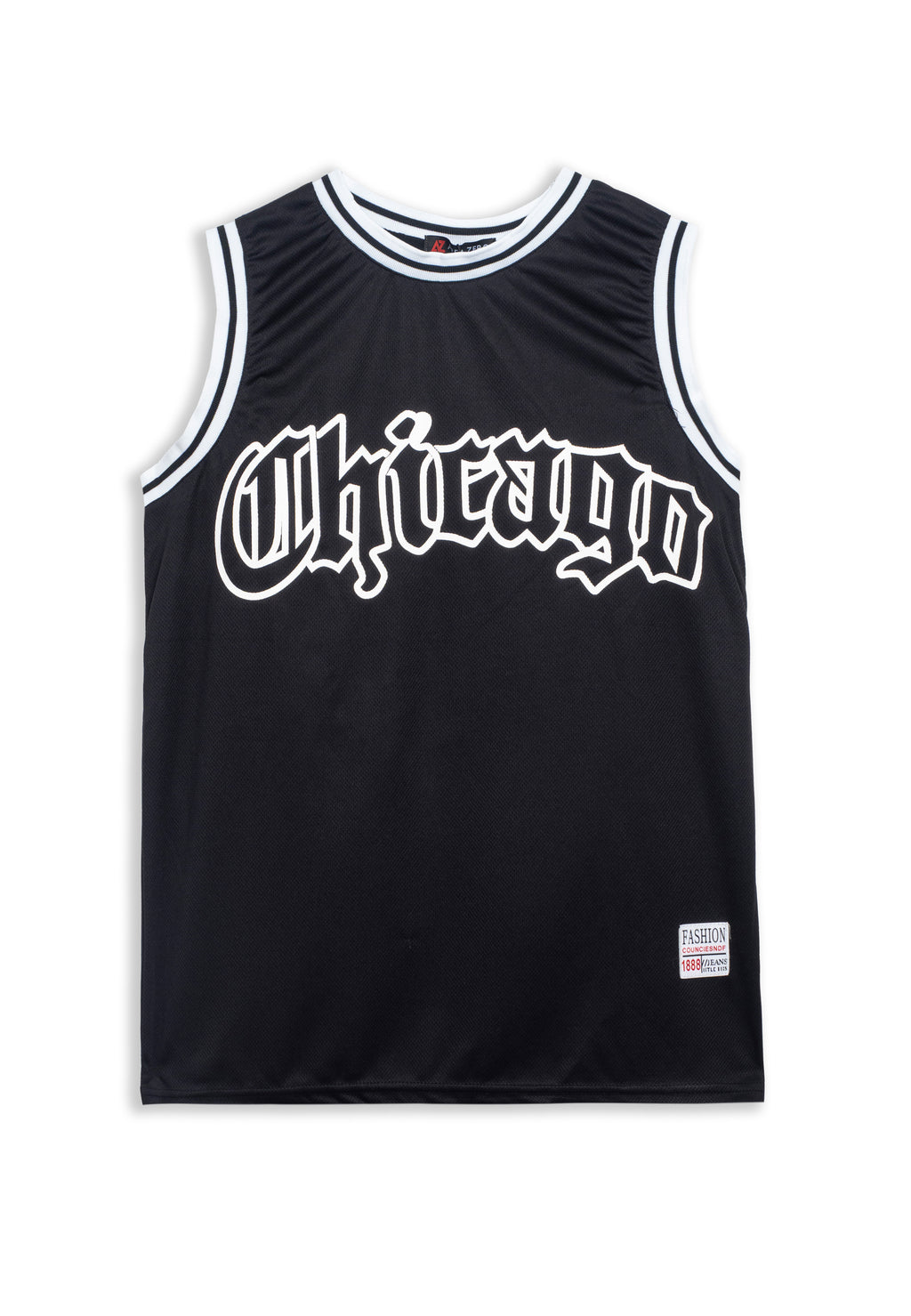 CAMISETA AREA ZERO NEGRA CHICAGO GOTIC LOGO TANK TOP