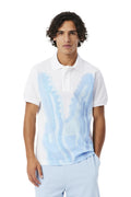 POLO LACOSTE BLANCO CROCO MOUTH POLO SHIRT