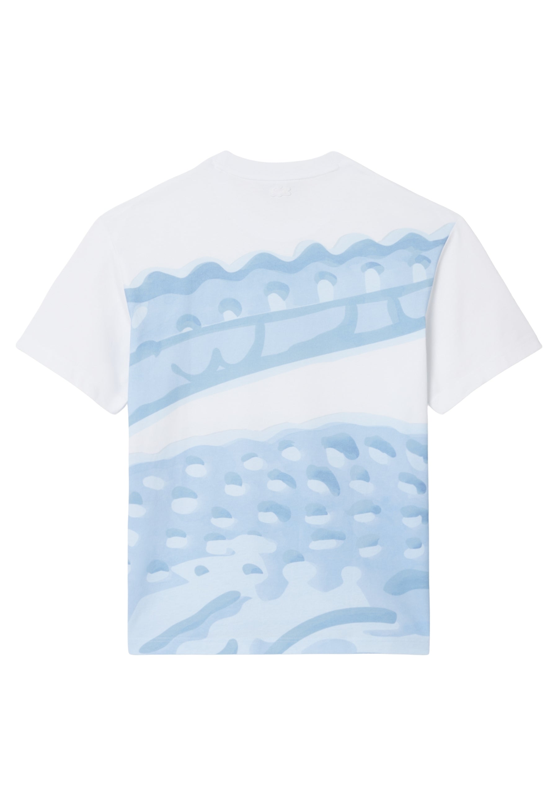 CAMISETA LACOSTE BLANCA PRINTED CROCO TEE