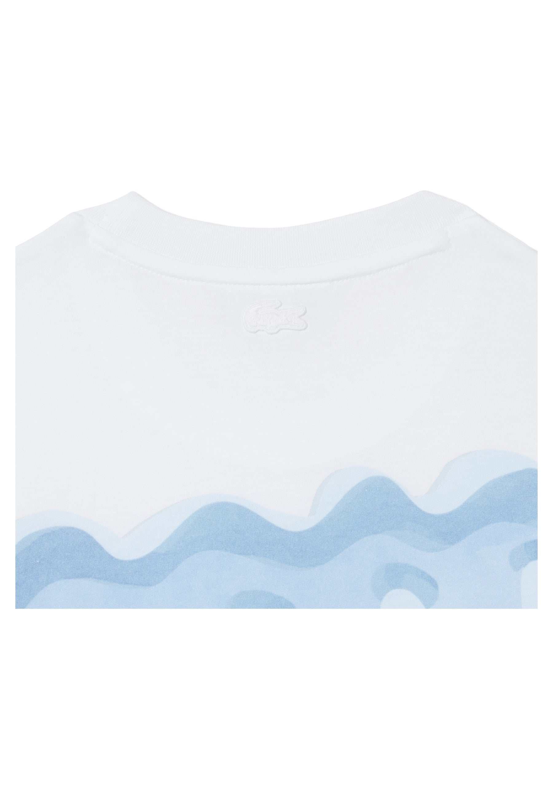 CAMISETA LACOSTE BLANCA PRINTED CROCO TEE