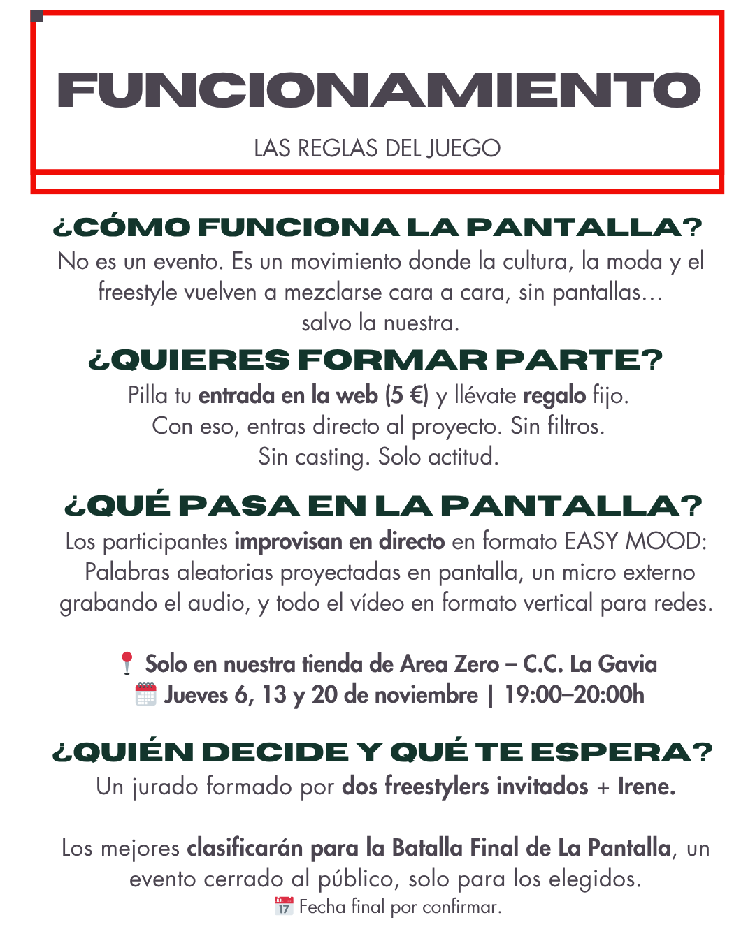 Tickets #LAPANTALLA