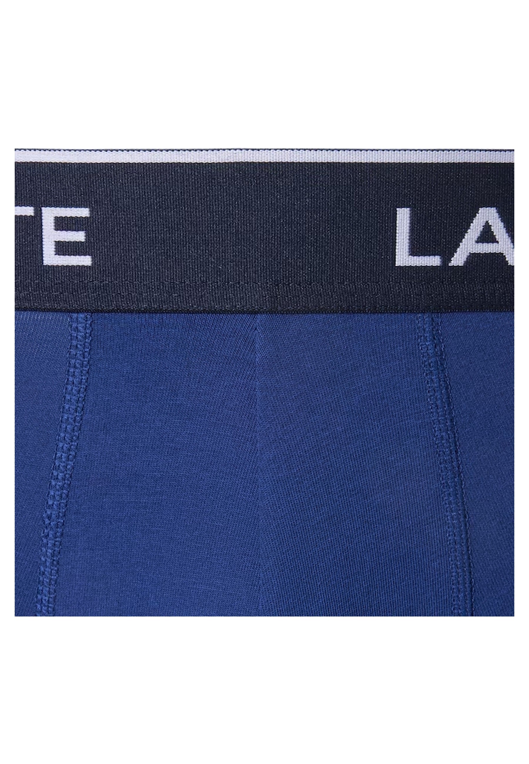 TRIPACK BOXERS LACOSTE MARINO-ROJO-AZUL BRANDED WAISTBAND
