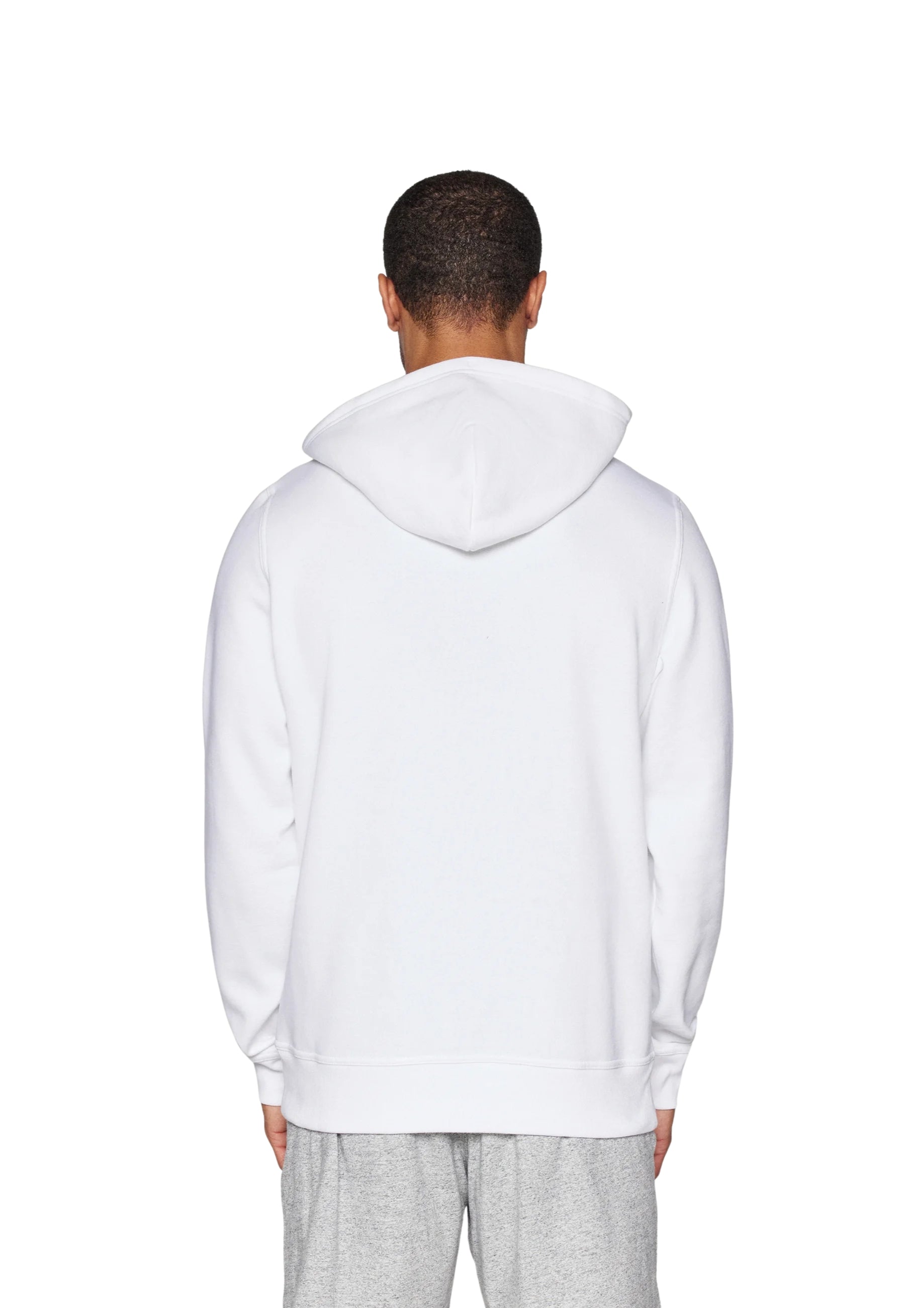 SUDADERA CHAMPION BLANCA SMALL EMBROIDERED LOGO HOODIE