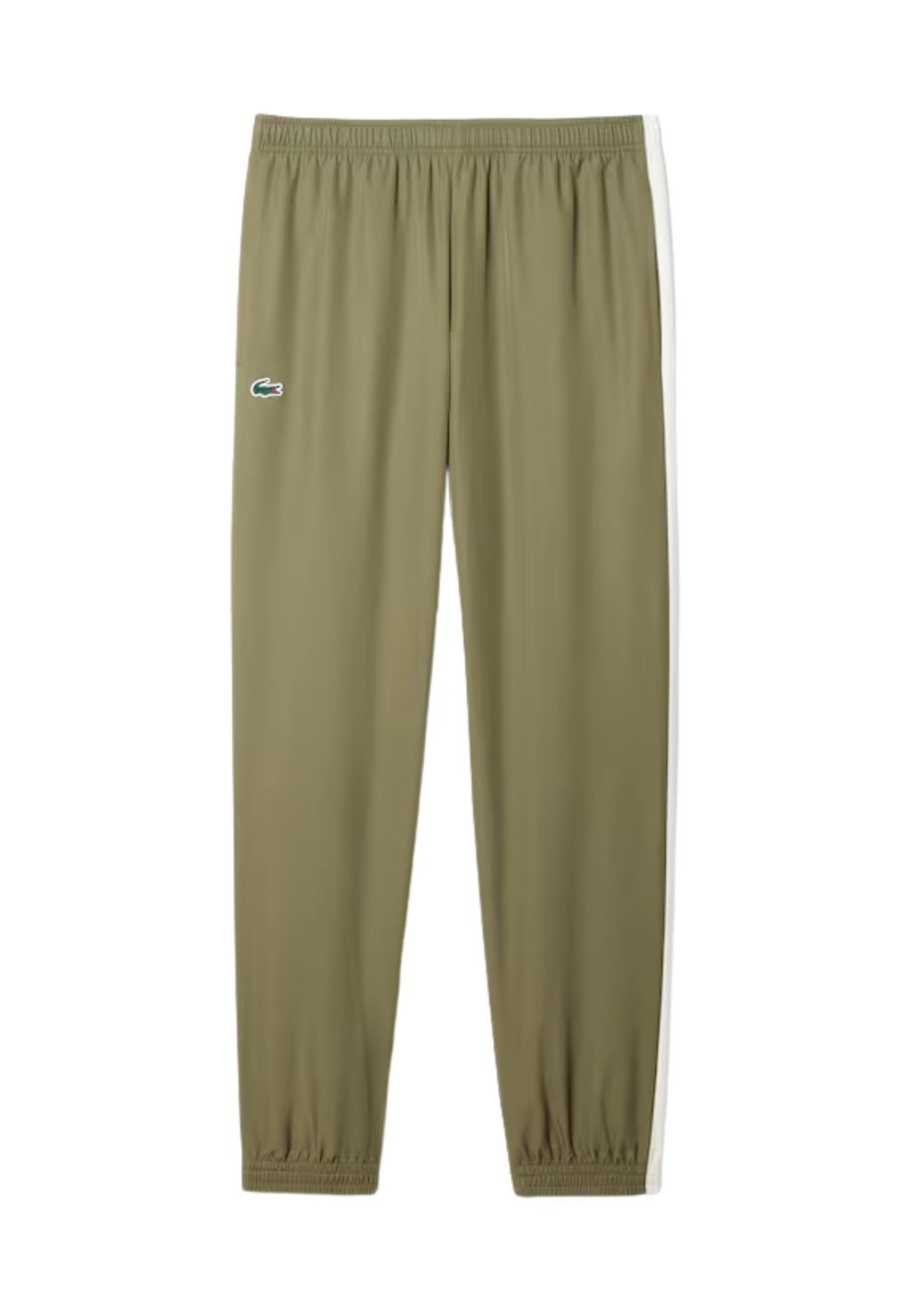 PANTALON LACOSTE VERDE CHANDAL TENIS STRIPE TRACKPANT