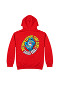 SWEAT SANTA CRUZ X POKEMON ROUGE TCG HAND ZIP HOODED SWEATSHIRT