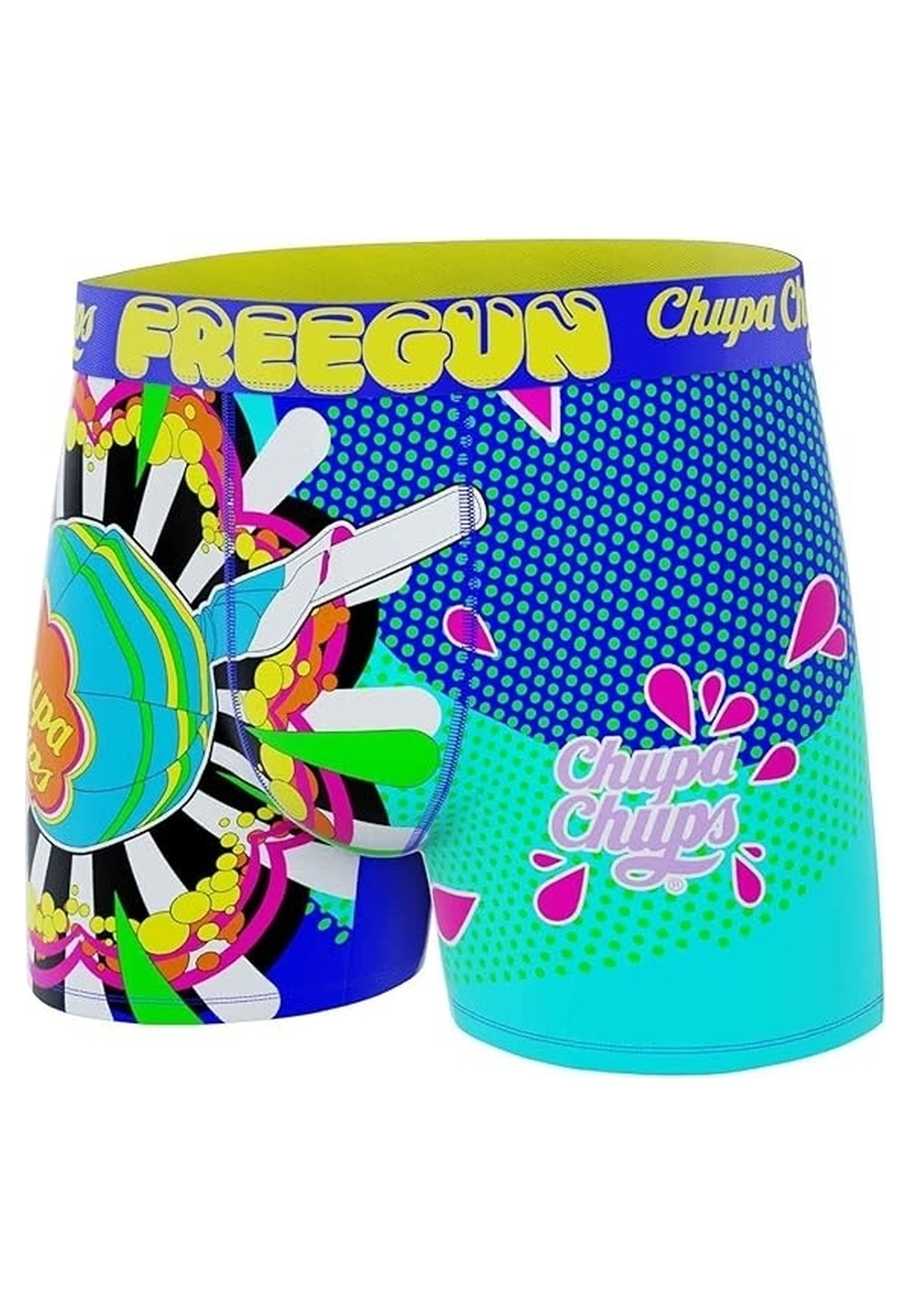 BOXER FREEGUN CHUPA CHUPS BLU STANDARD LENGHT TRUNK