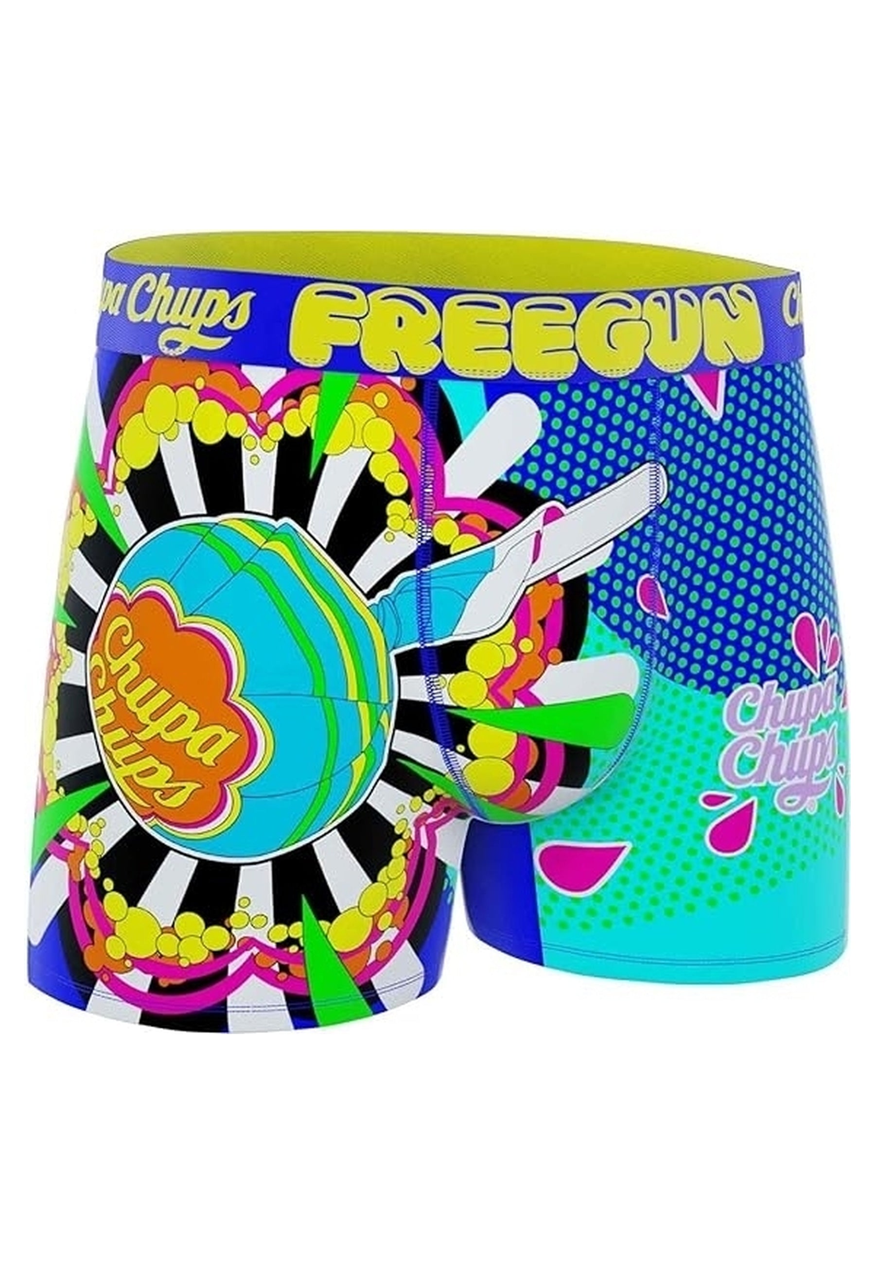 BOXER FREEGUN CHUPA CHUPS BLU STANDARD LENGHT TRUNK