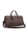 BOLSA DE DEPORTE OVER STREET MARRON DAMERO CLASSIC BARREL