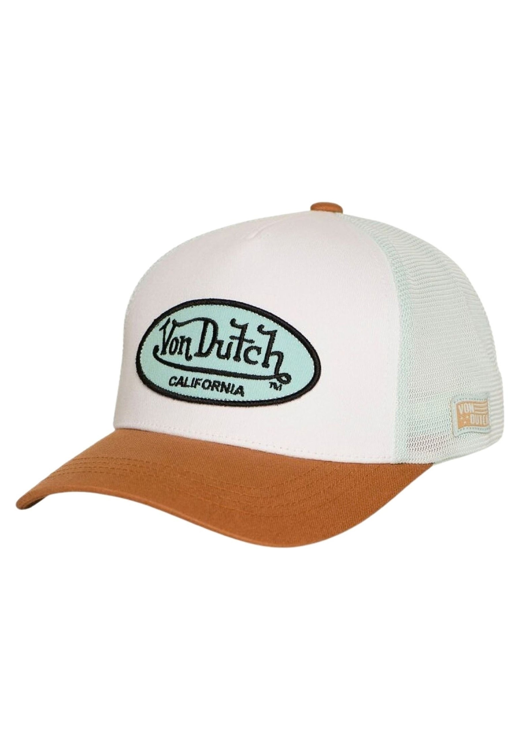 GORRA VON DUTCH BEIGE/TURQUESA LOFB40 TRUCKER CAP