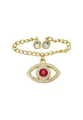 PIN DORADO BIG BROTHER RED EYE CHAINS
