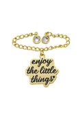 GOLD ENJOY LITTLE THING CHAINS PIN