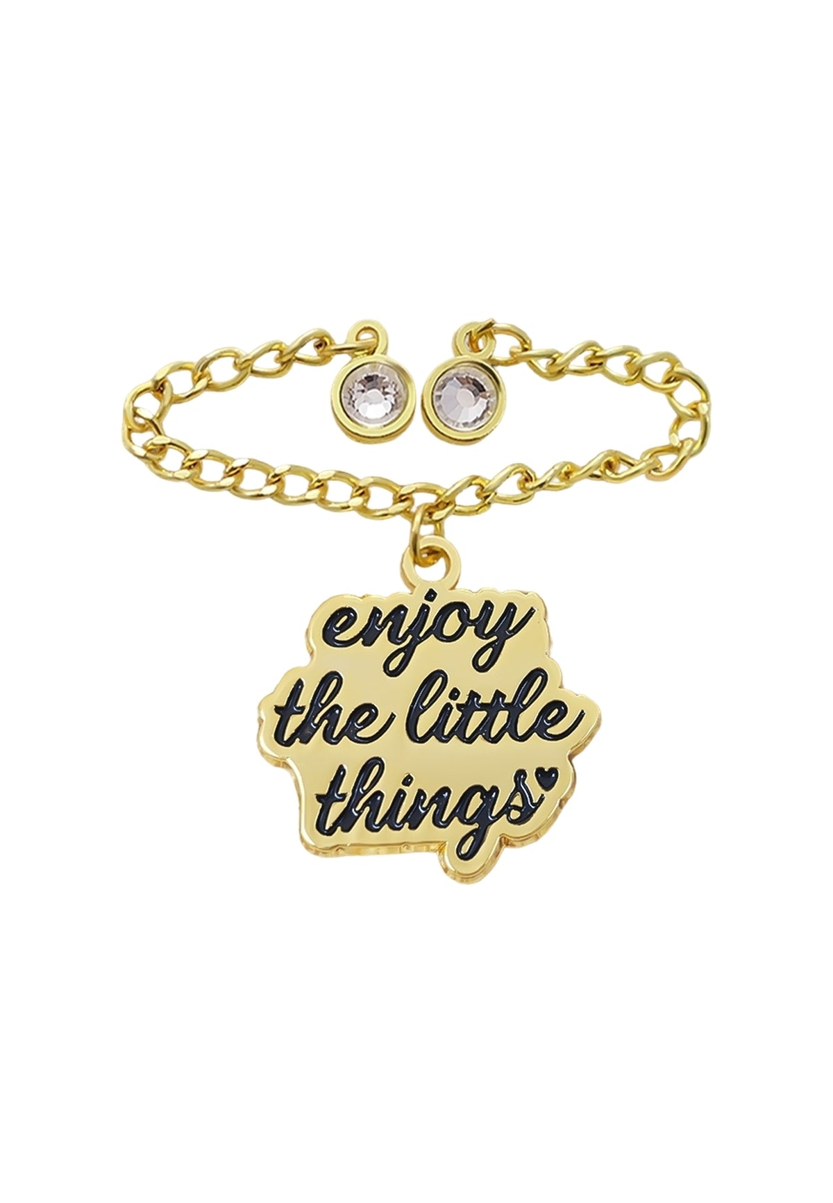 PIN DORATO ENJOY LITTLE THING CHAINS